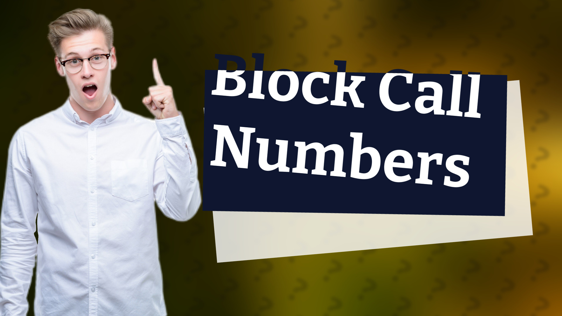 Block Call Numbers