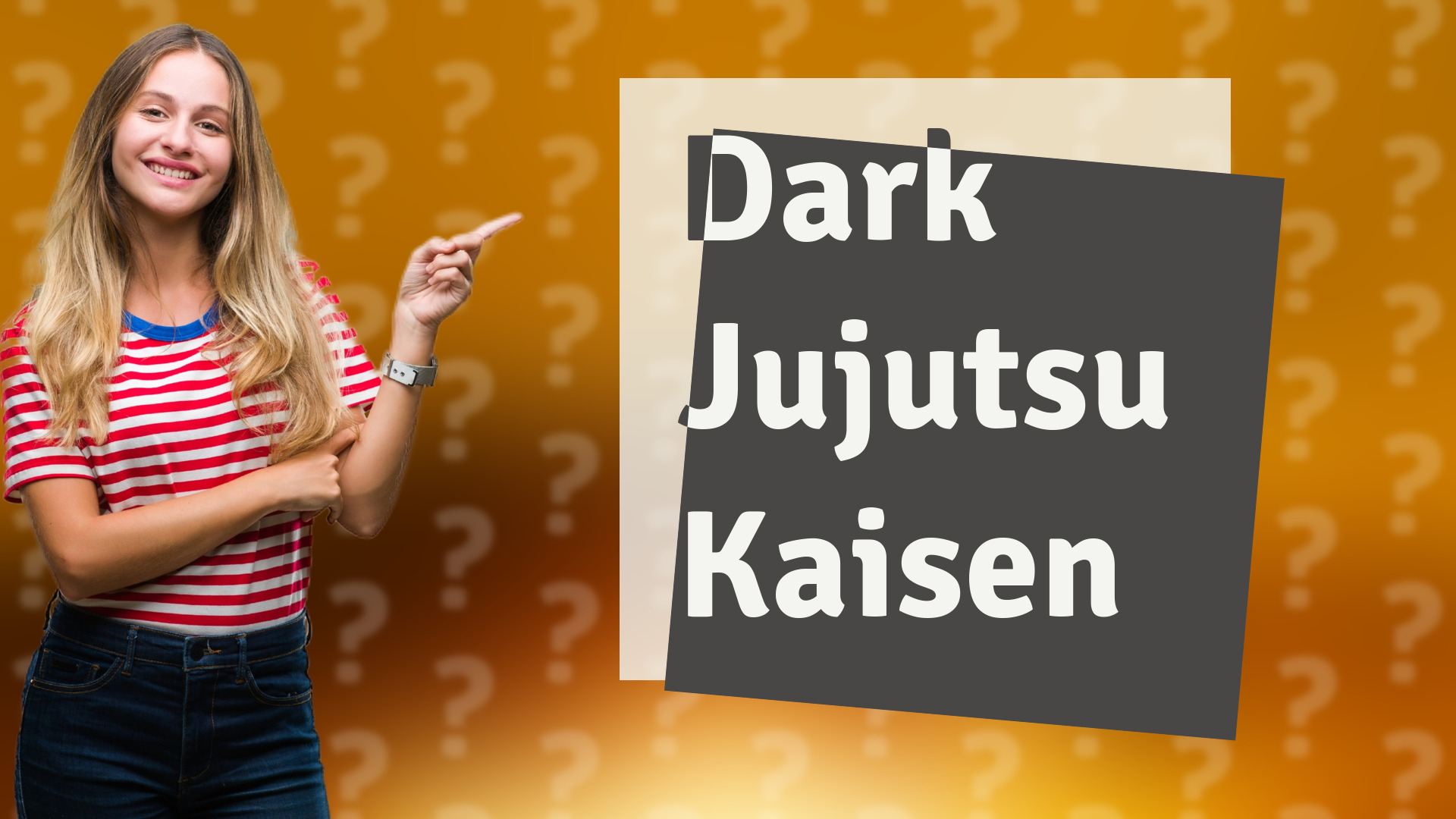 Dark Jujutsu Kaisen