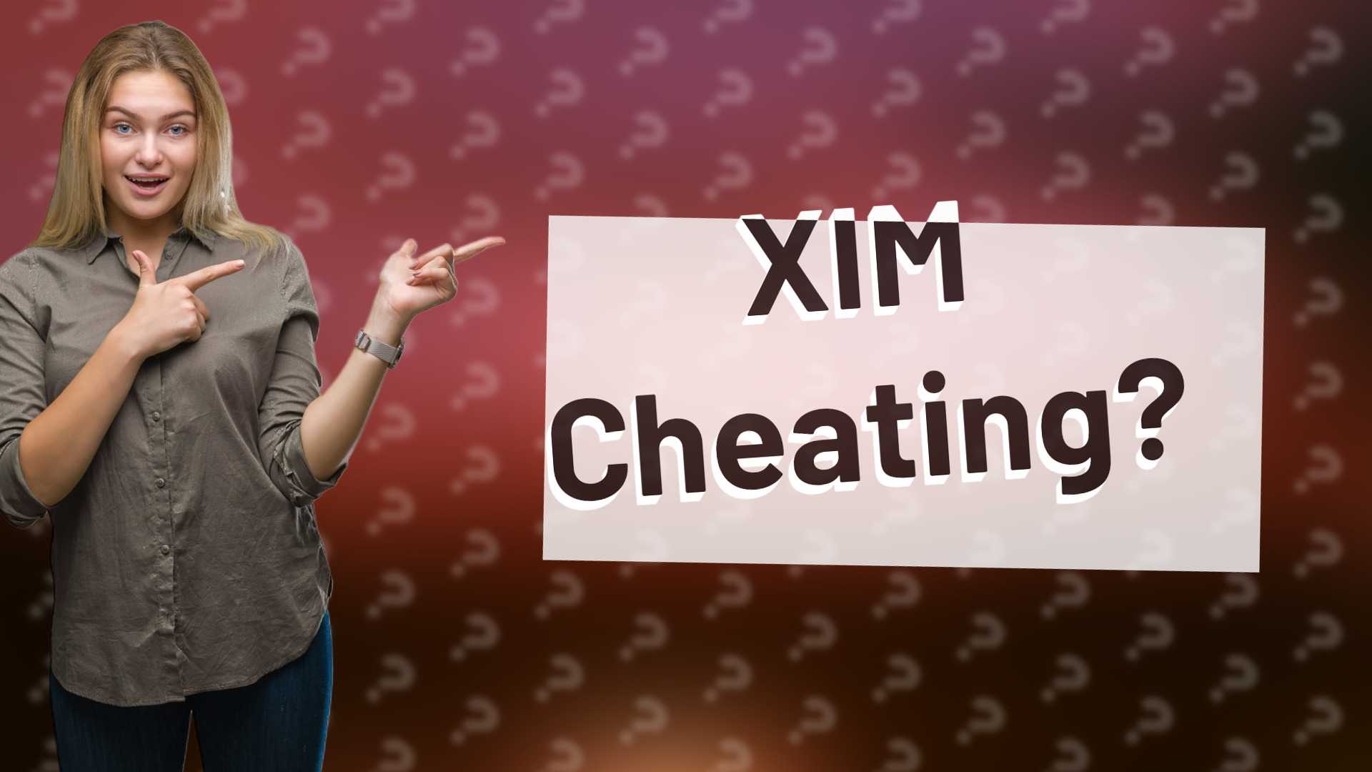 XIM Cheating?