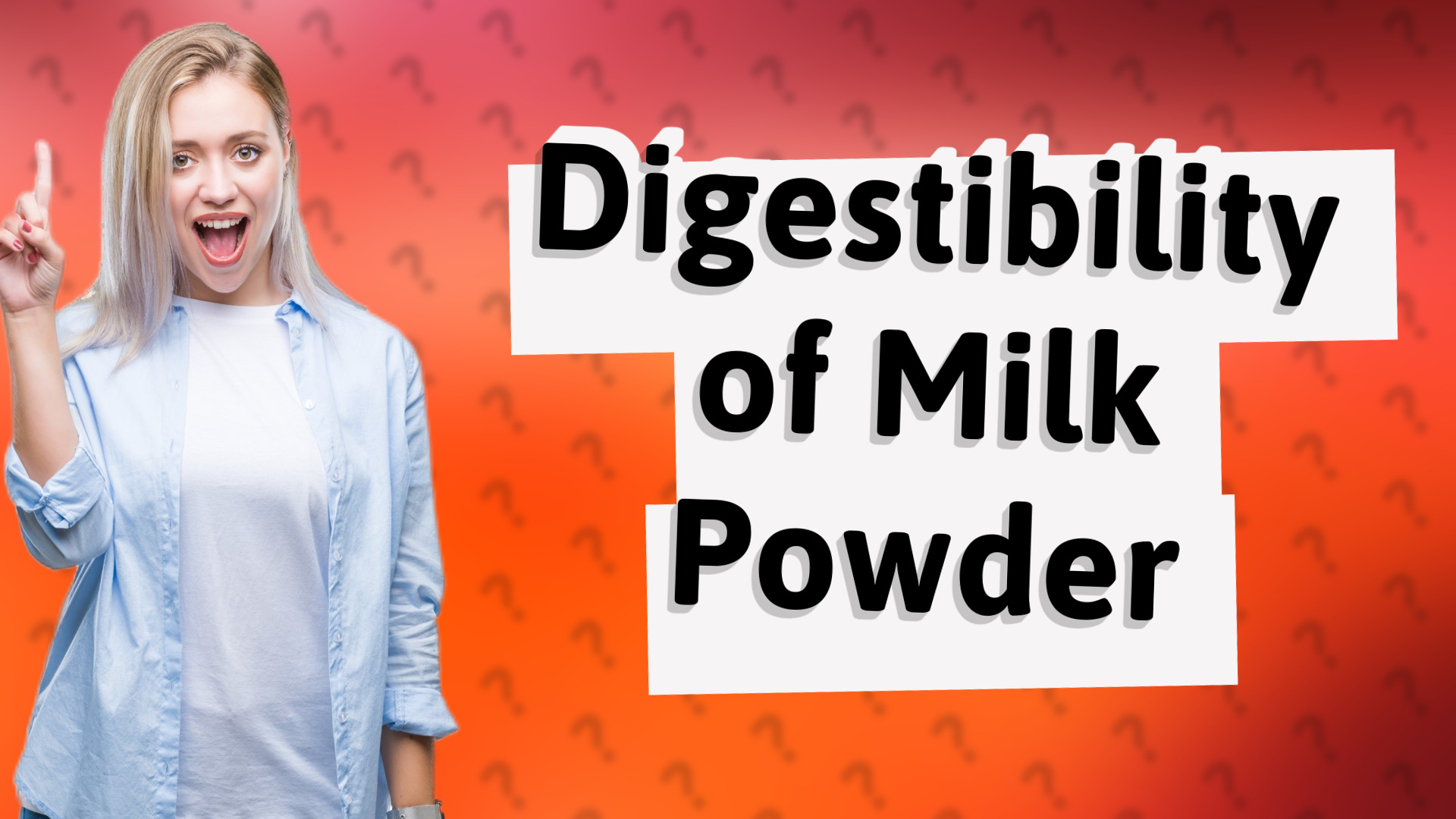 Digestibility of Milk Powder
