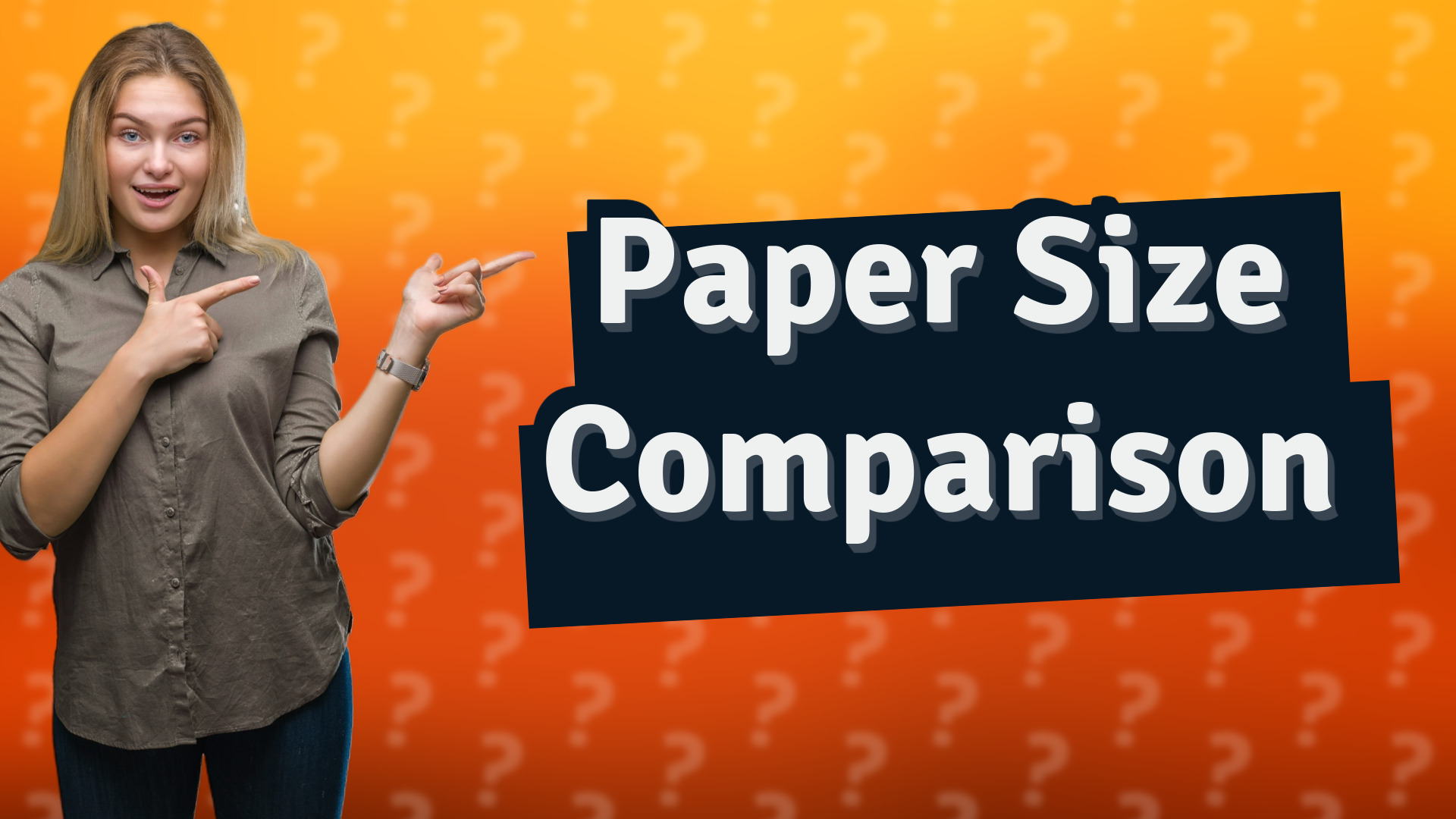 Paper Size Comparison
