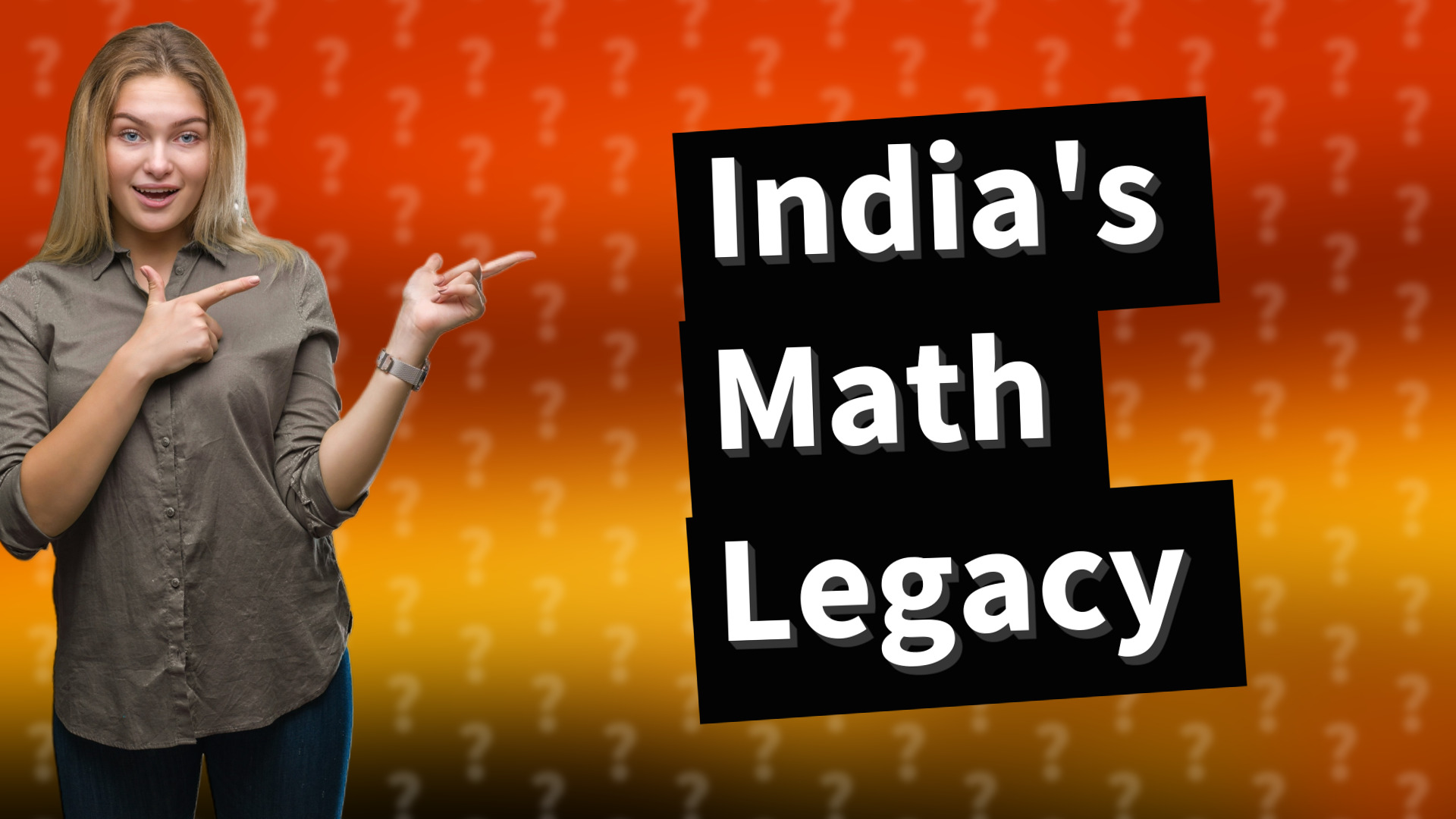 India's Math Legacy