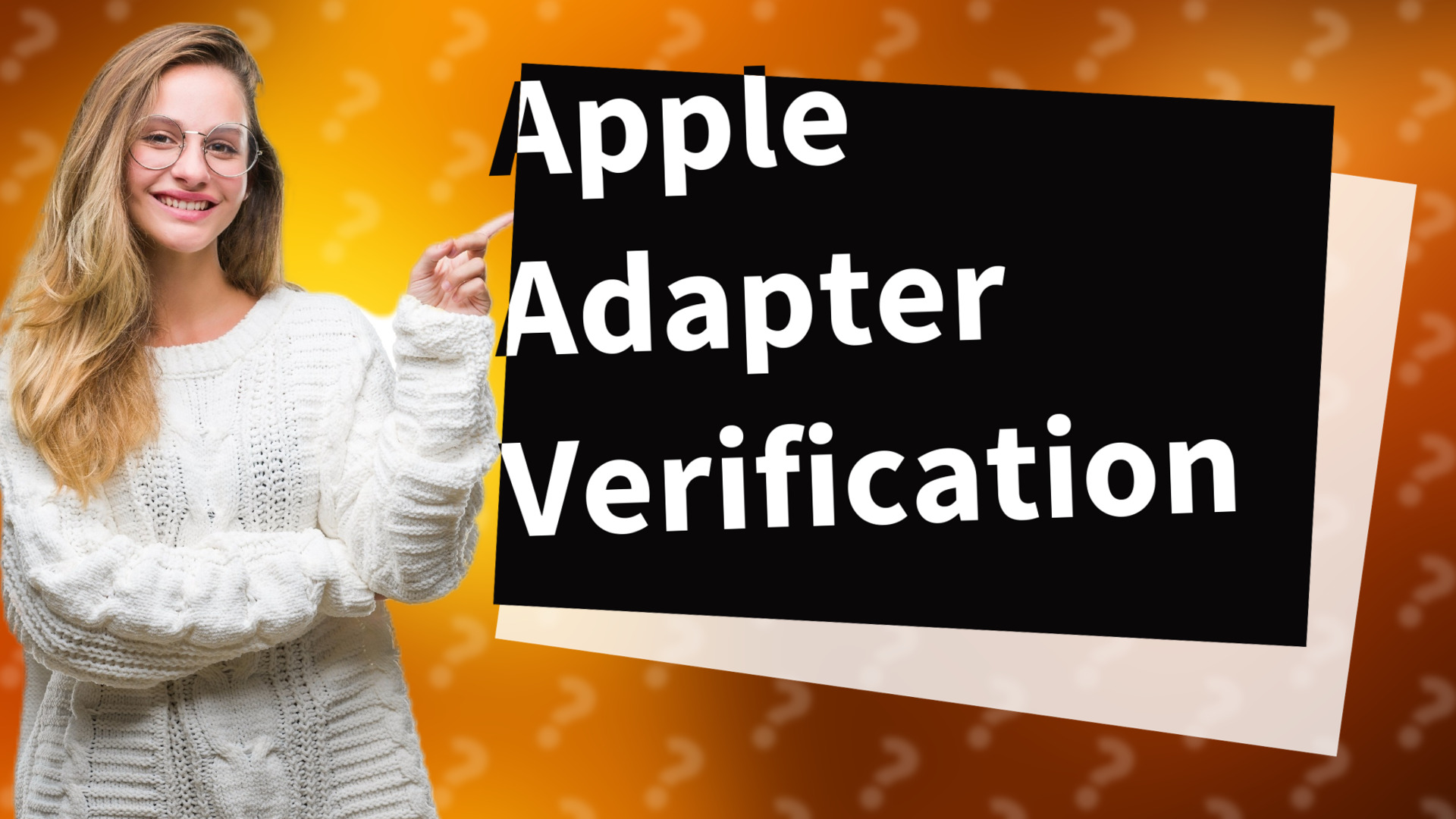 Apple Adapter Verification