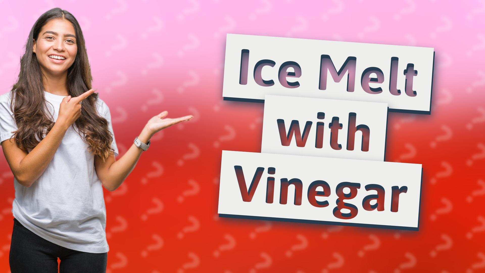 Ice Melt with Vinegar