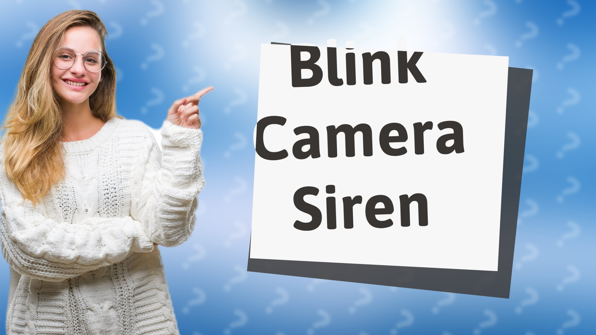 Blink Camera Siren