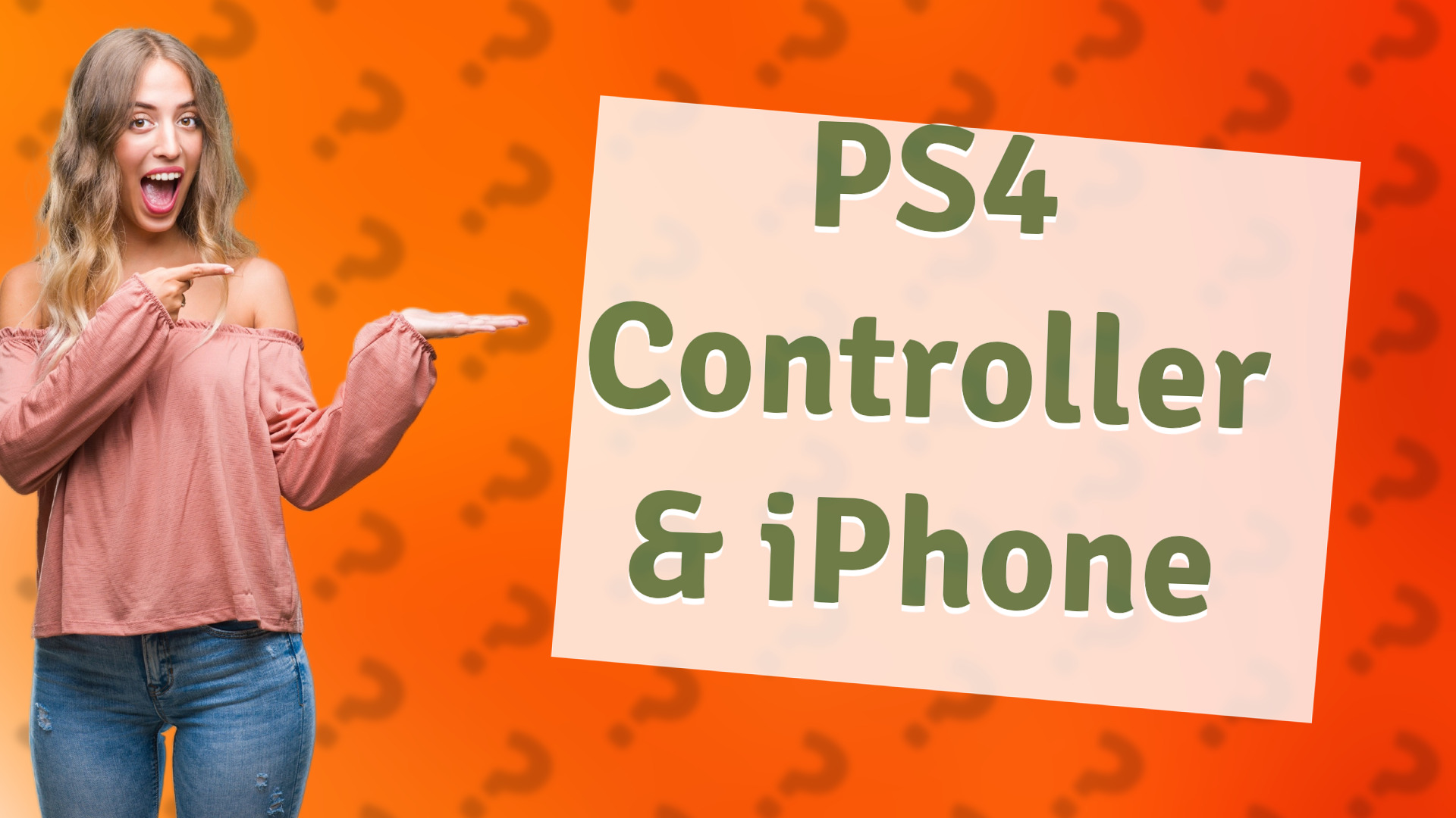 PS4 Controller & iPhone