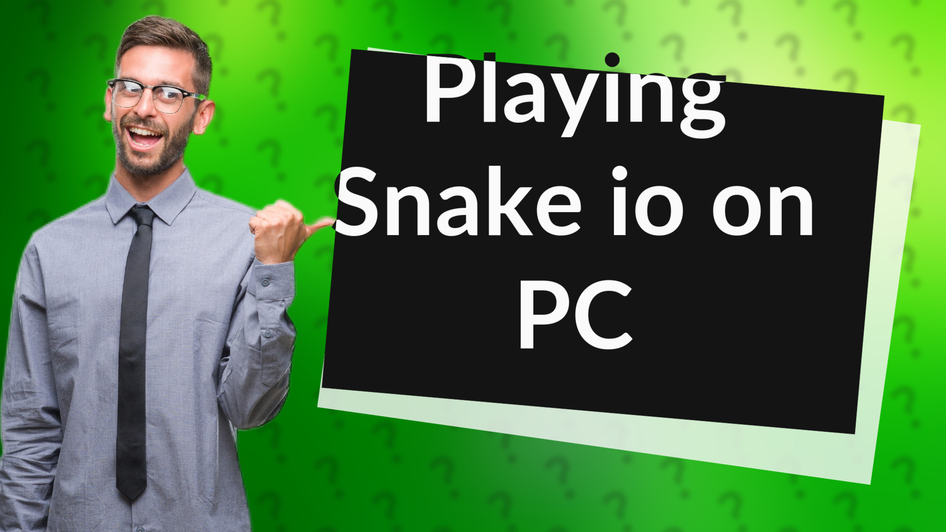 Playing Snake io on PC