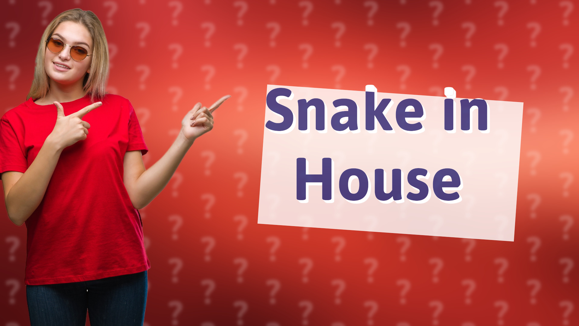 Snake in House