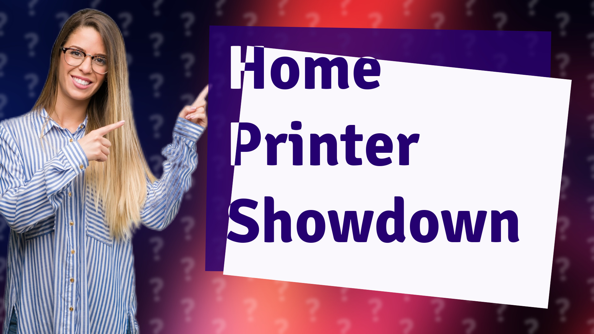 Home Printer Showdown