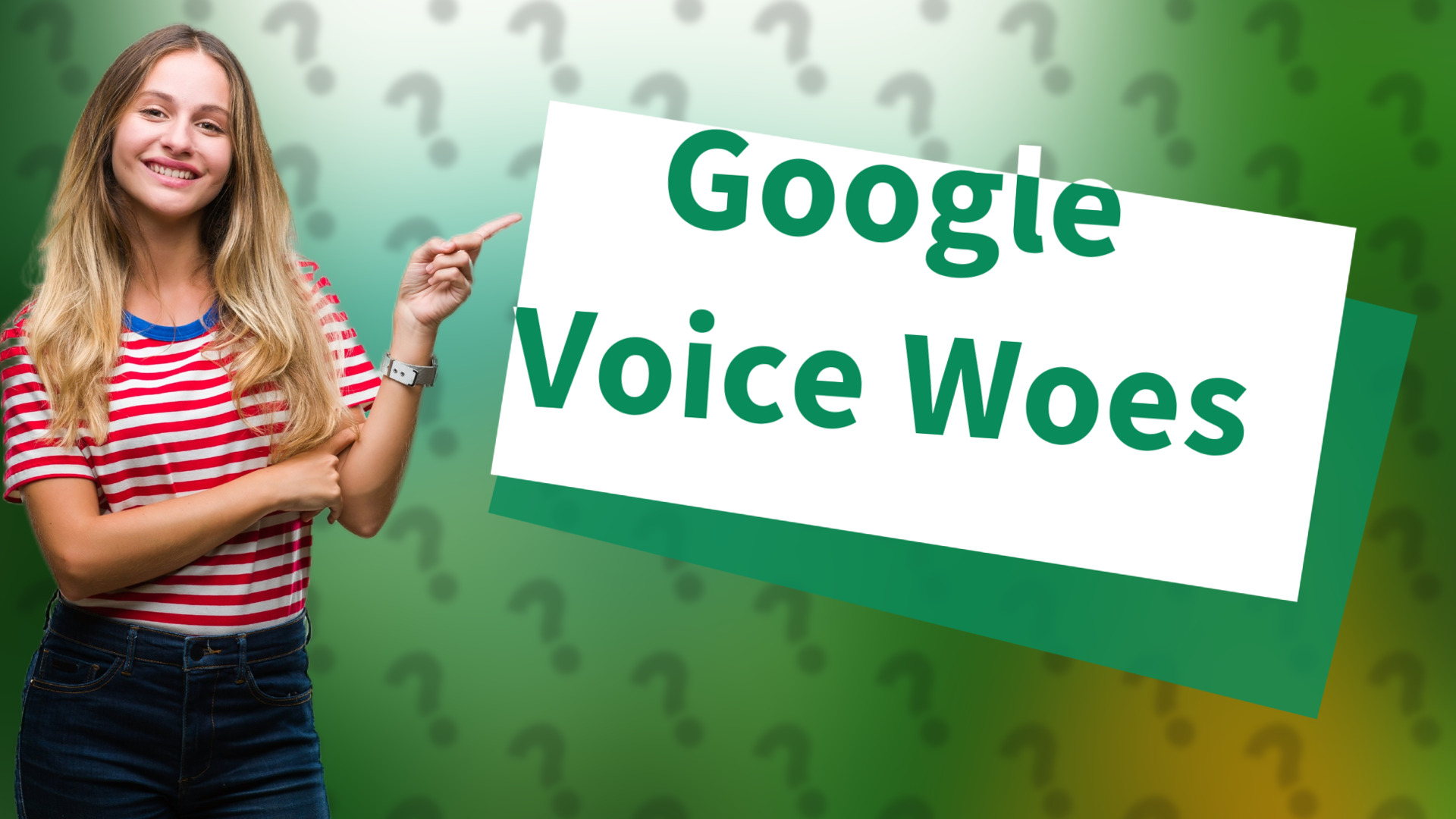 Google Voice Woes