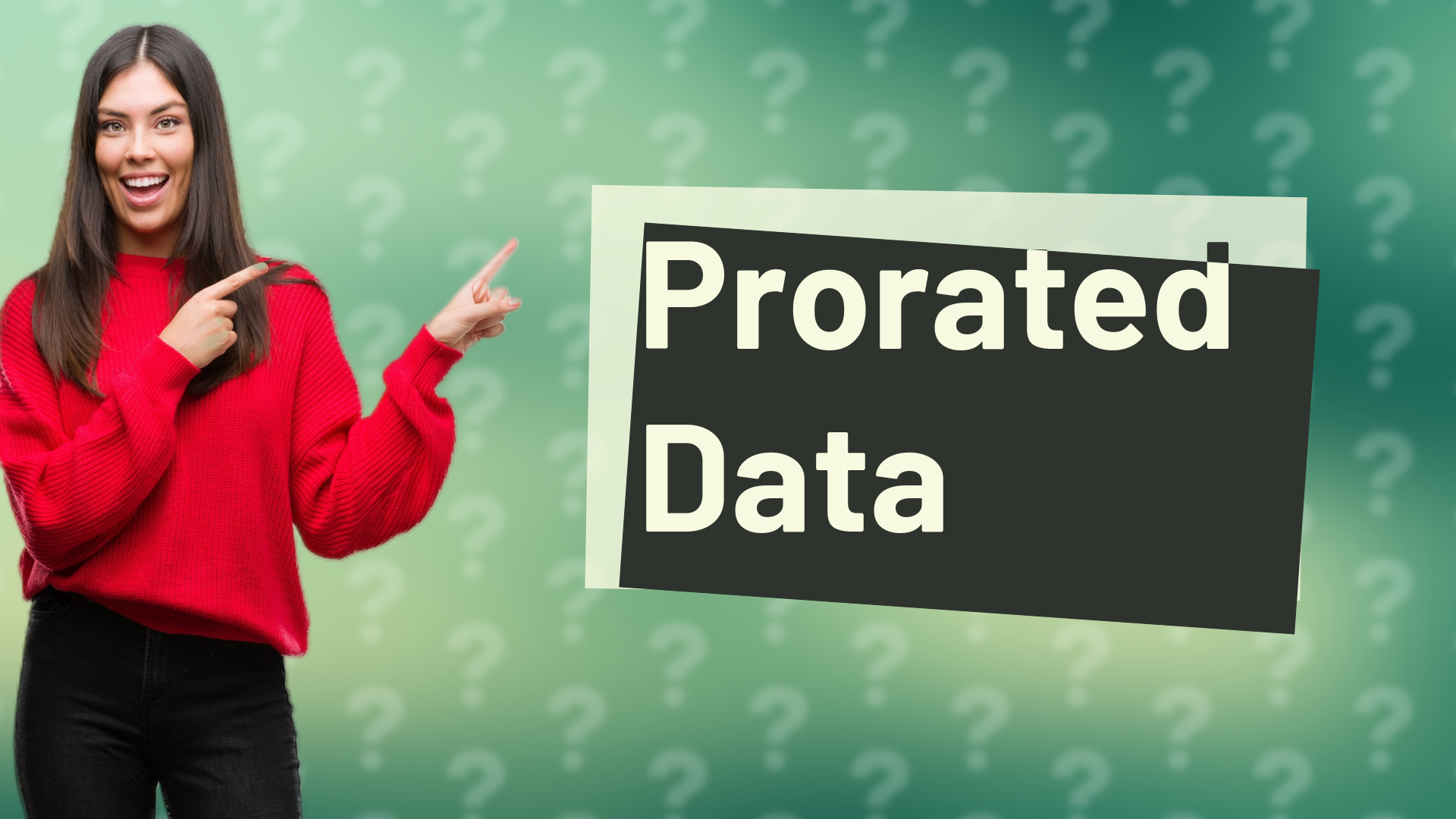 Prorated Data