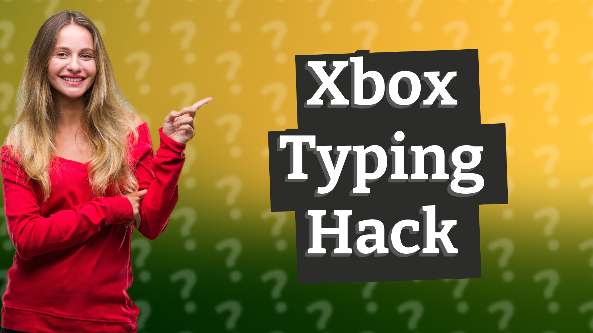 Xbox Typing Hack