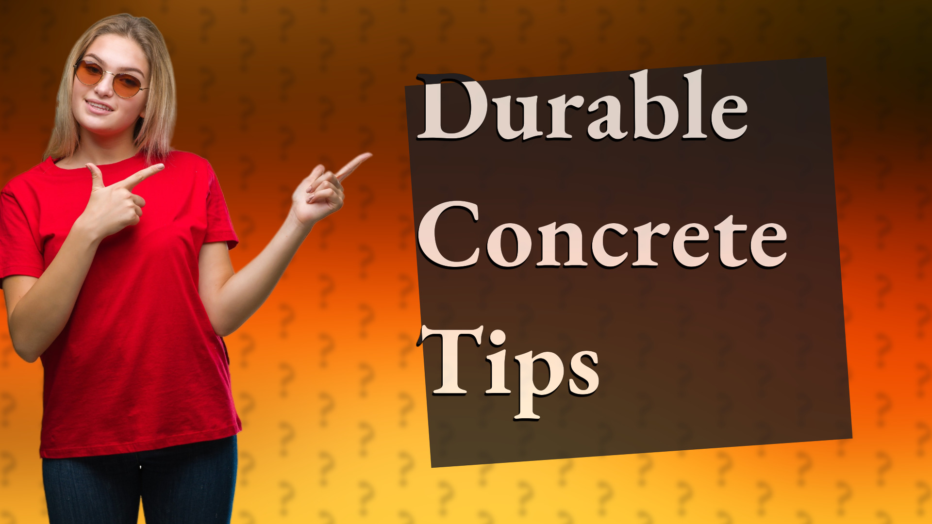 Durable Concrete Tips