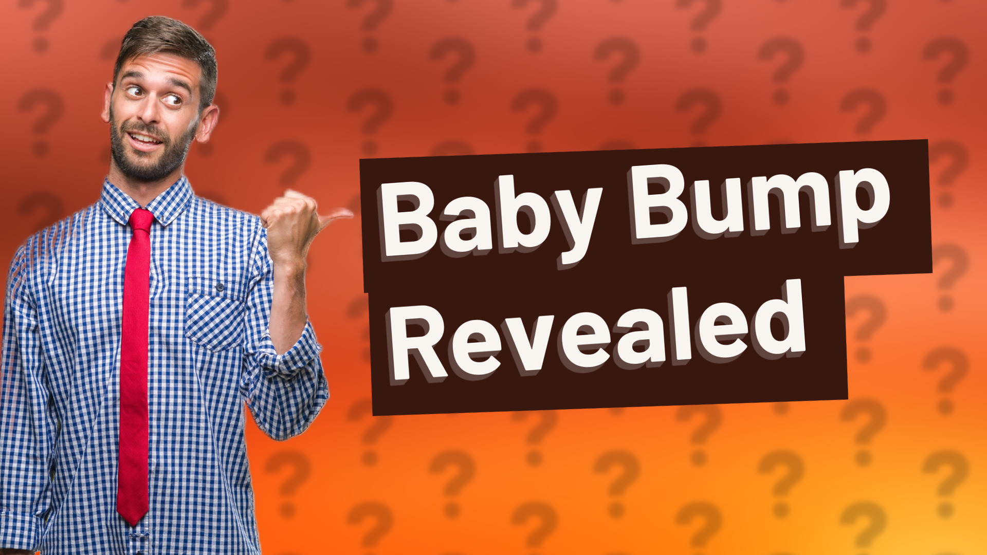 Baby Bump Revealed