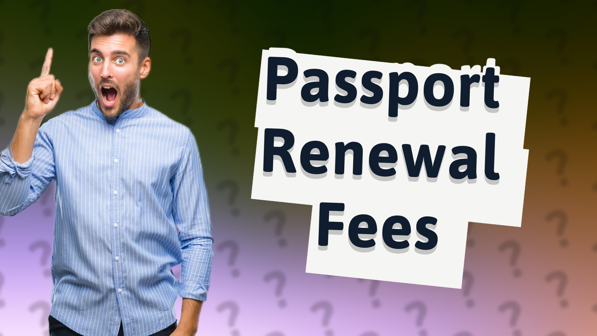 Passport Renewal Fees