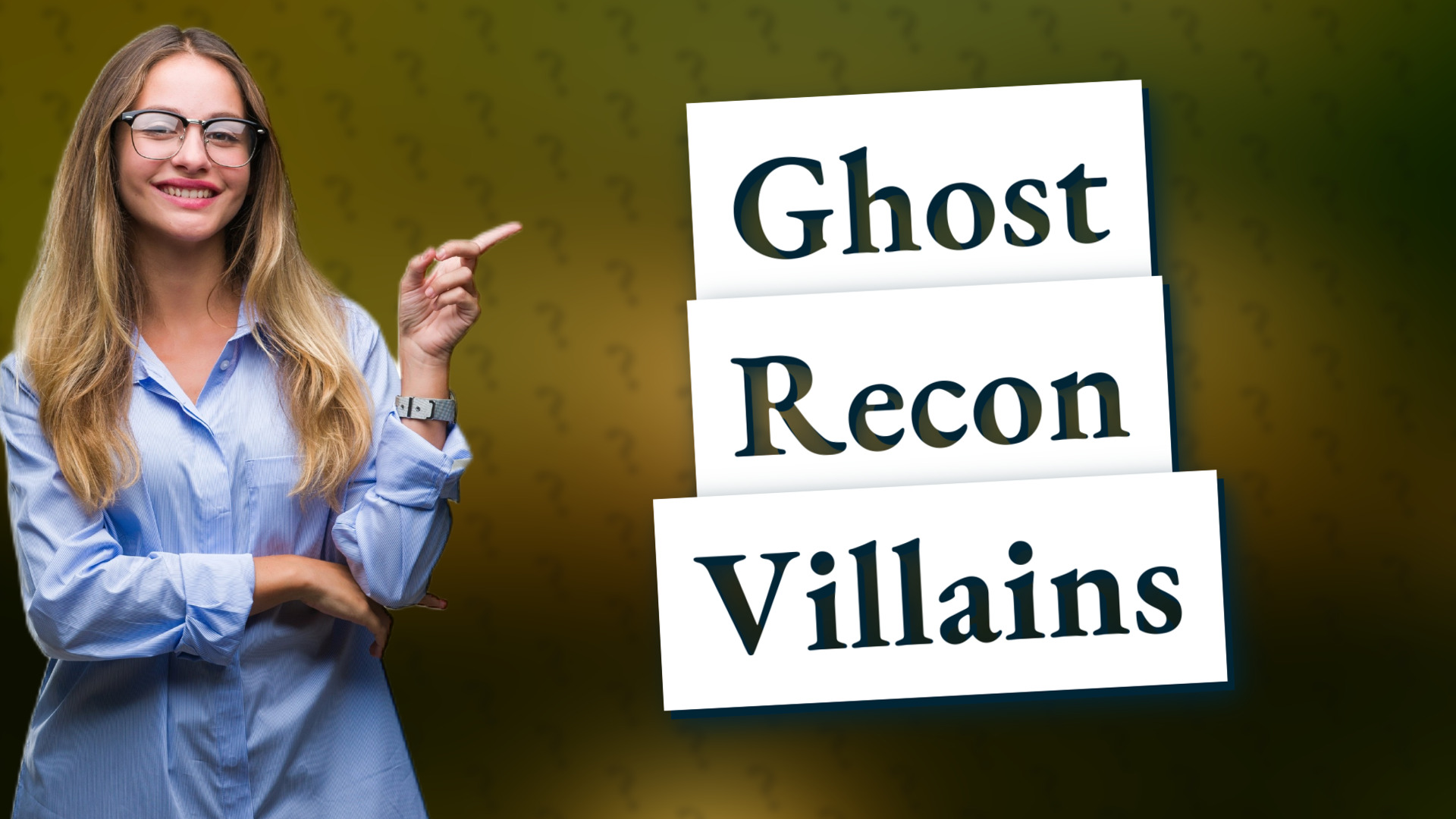 Ghost Recon Villains