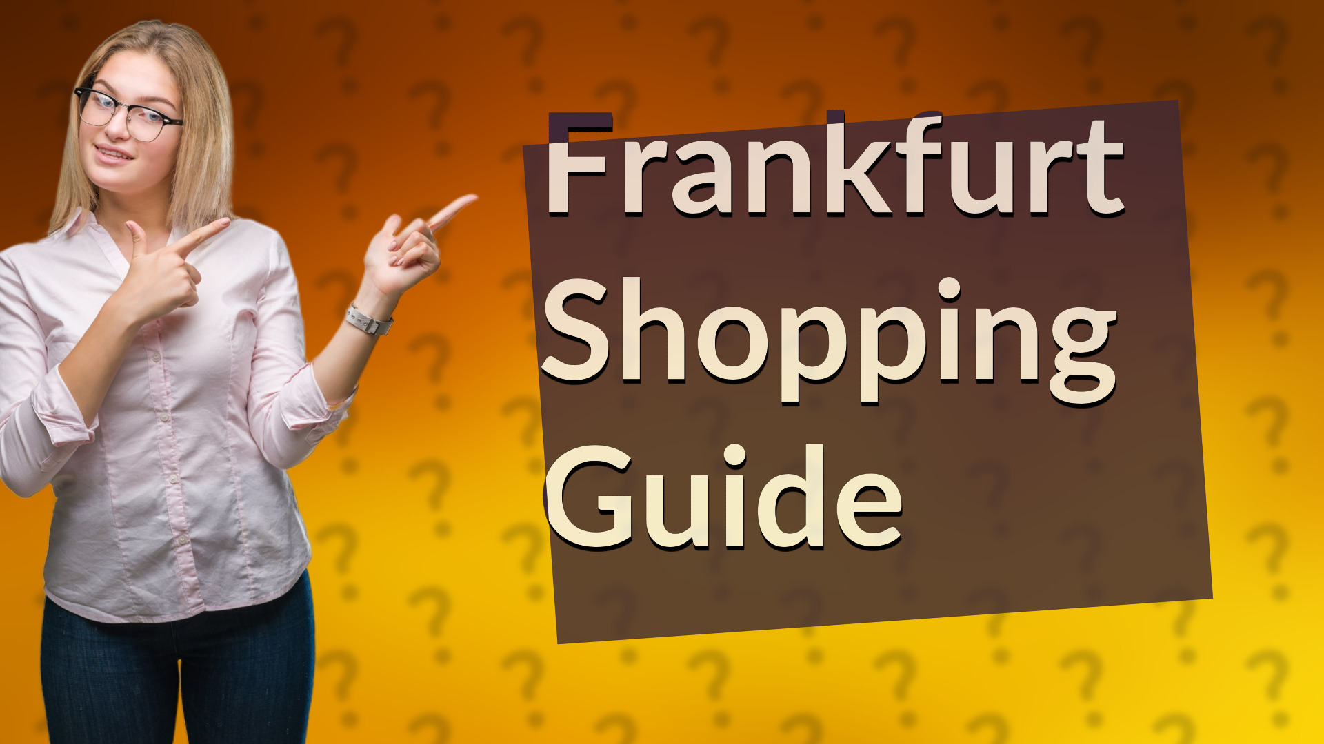 Frankfurt Shopping Guide