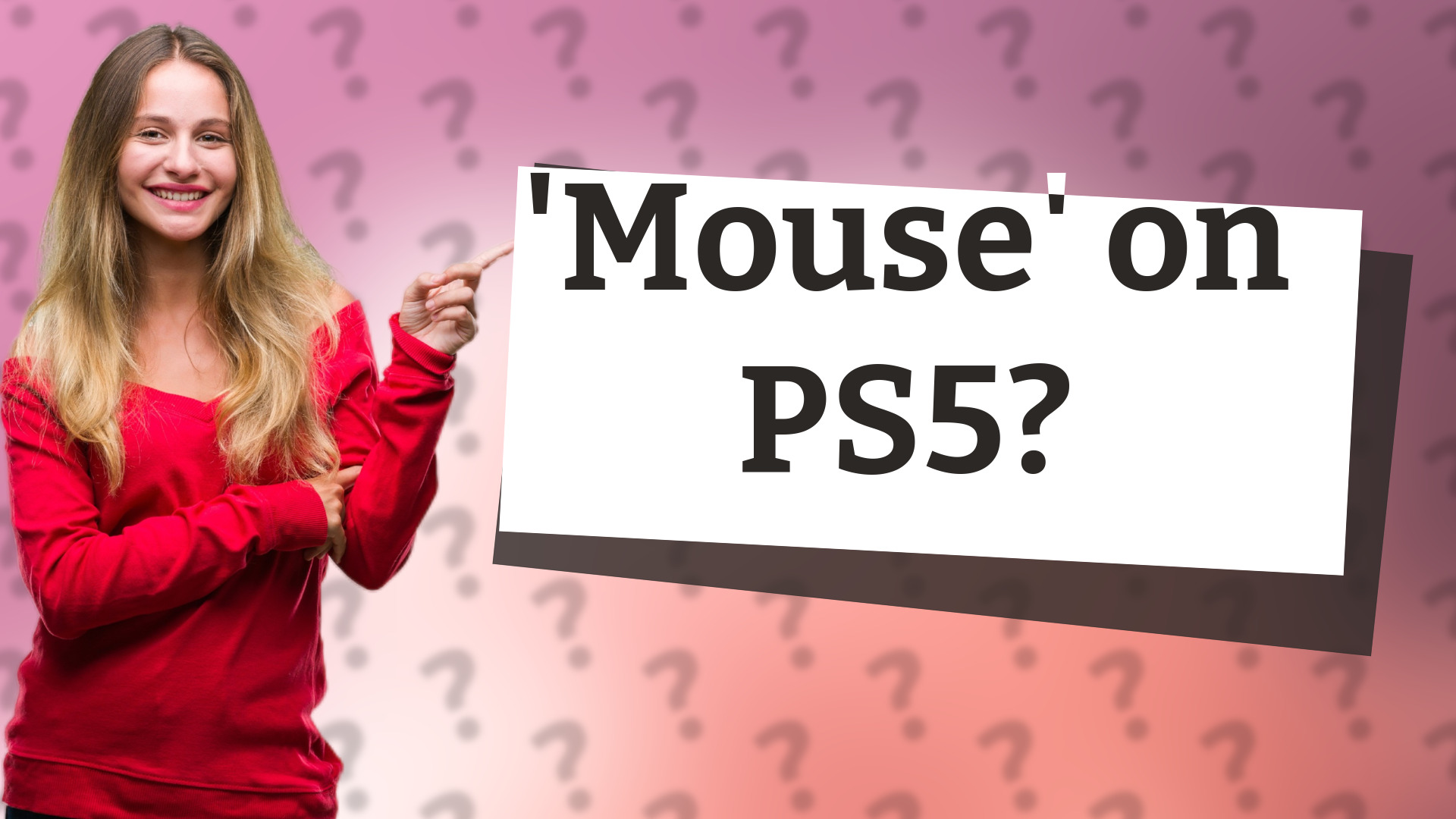 'Mouse' on PS5?
