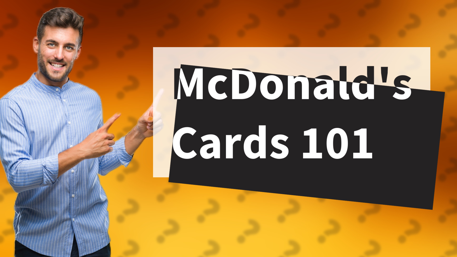 McDonald's Cards 101