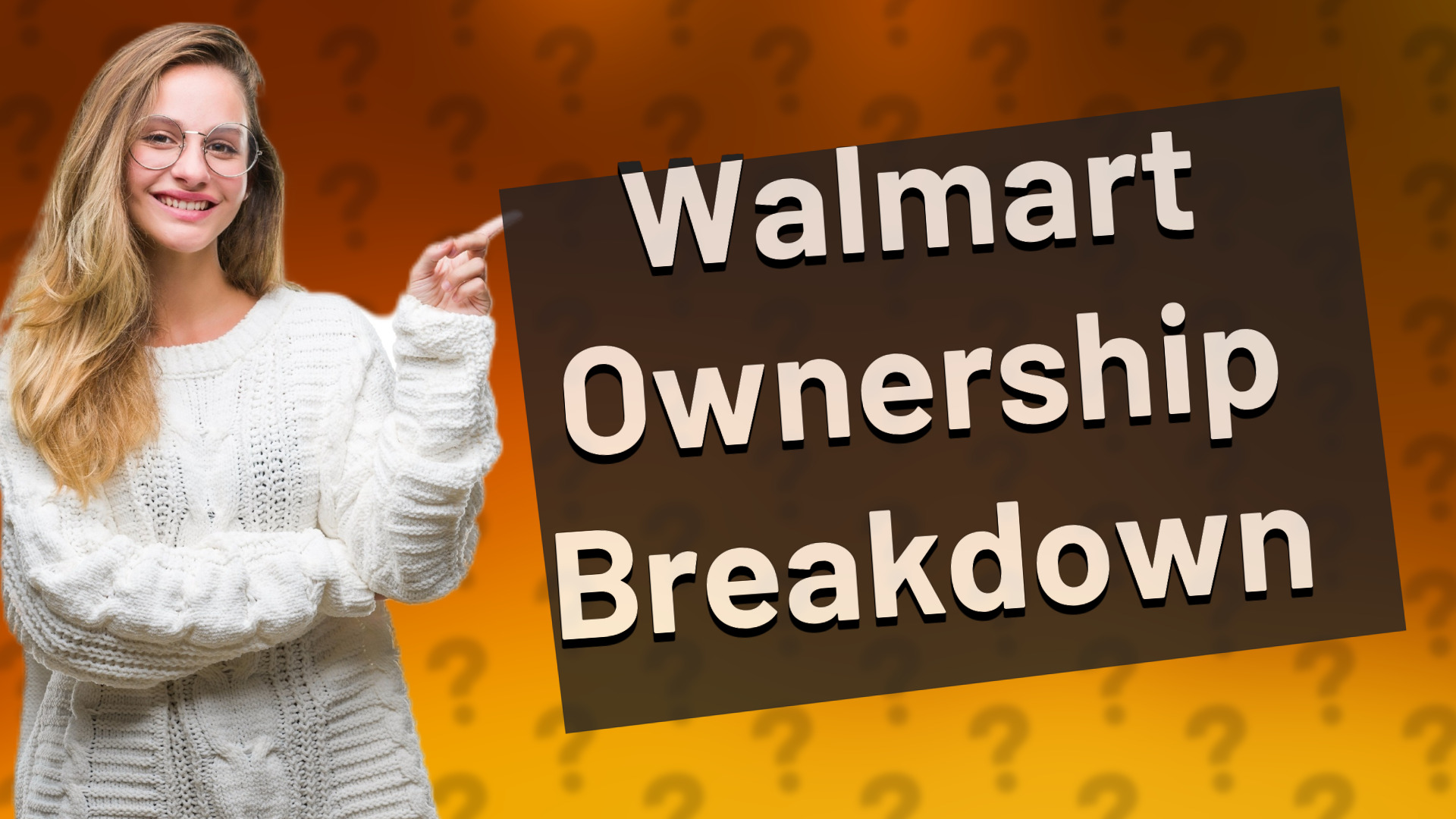 Walmart Ownership Breakdown