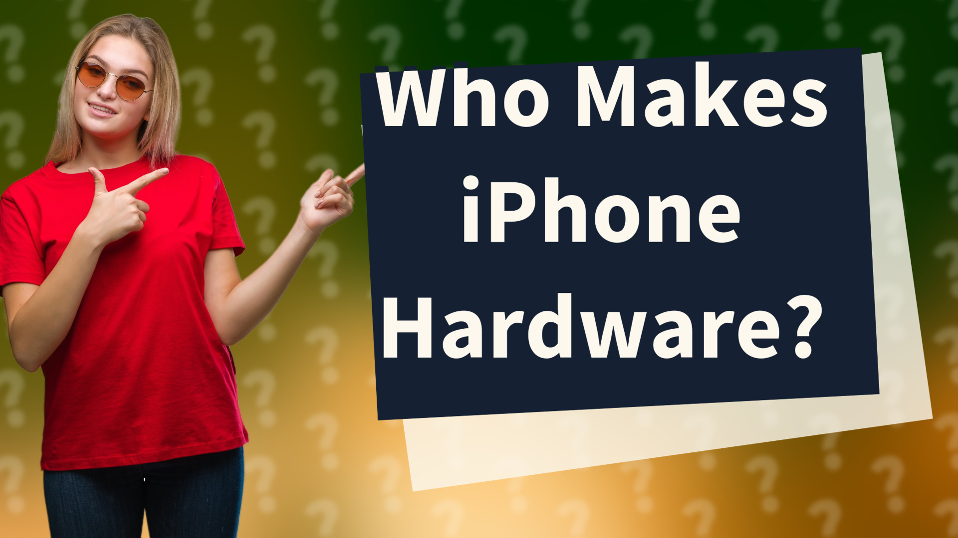 Who Makes iPhone Hardware?
