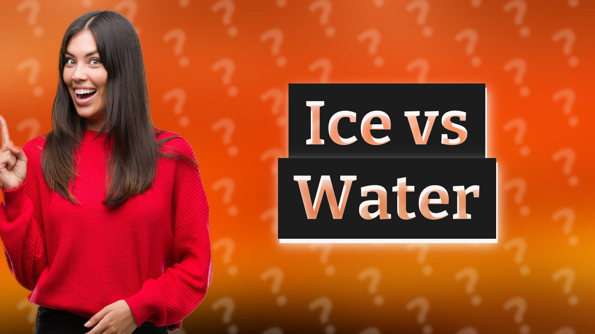 Ice vs Water