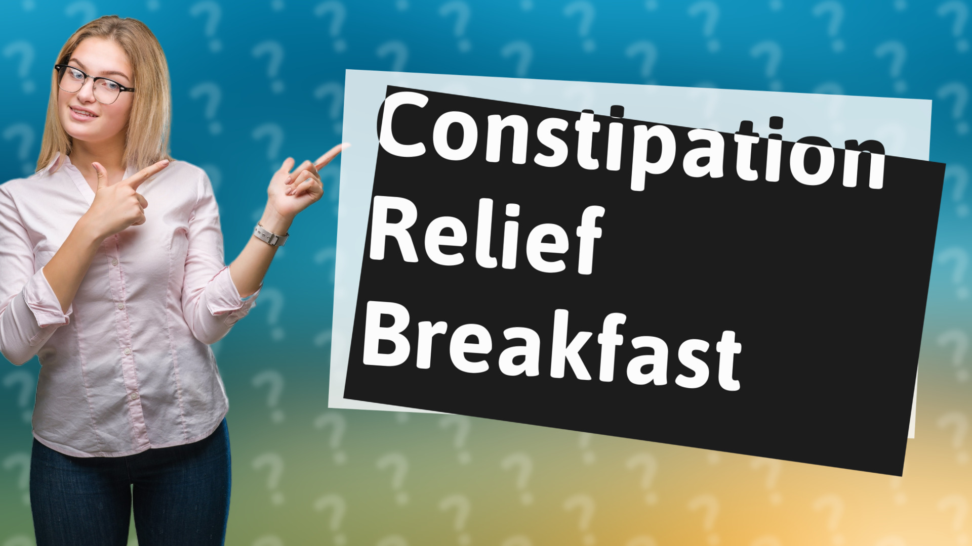 Constipation Relief Breakfast