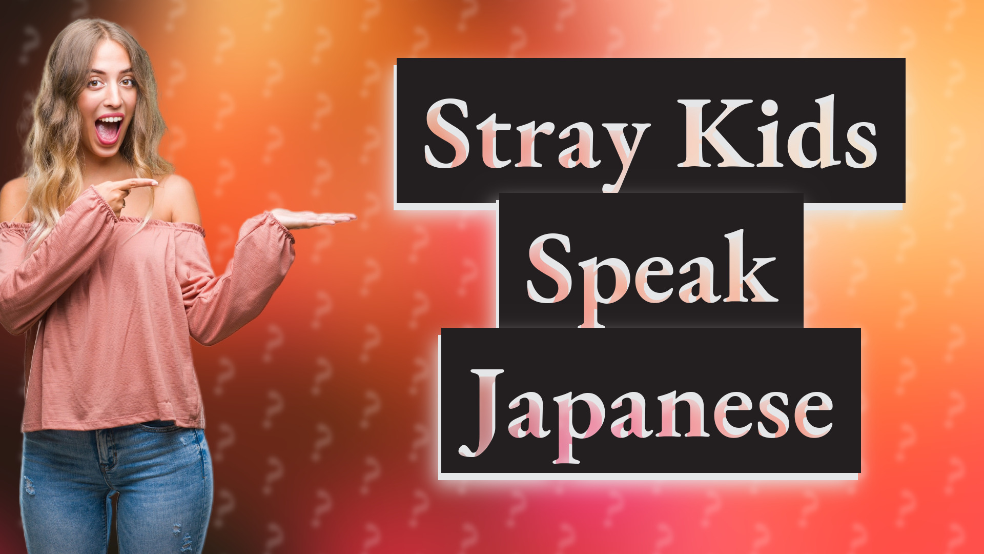 Stray Kids Speak Japanese