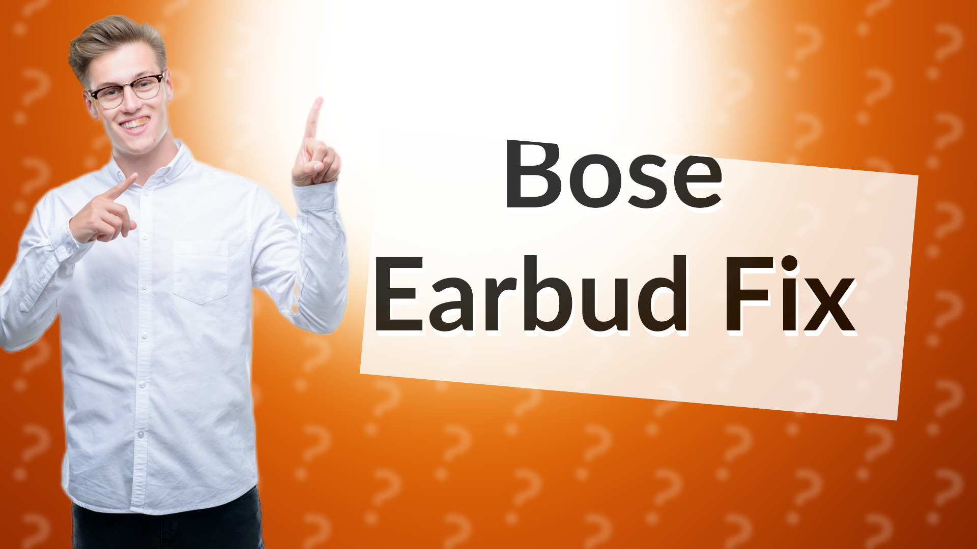 Bose Earbud Fix