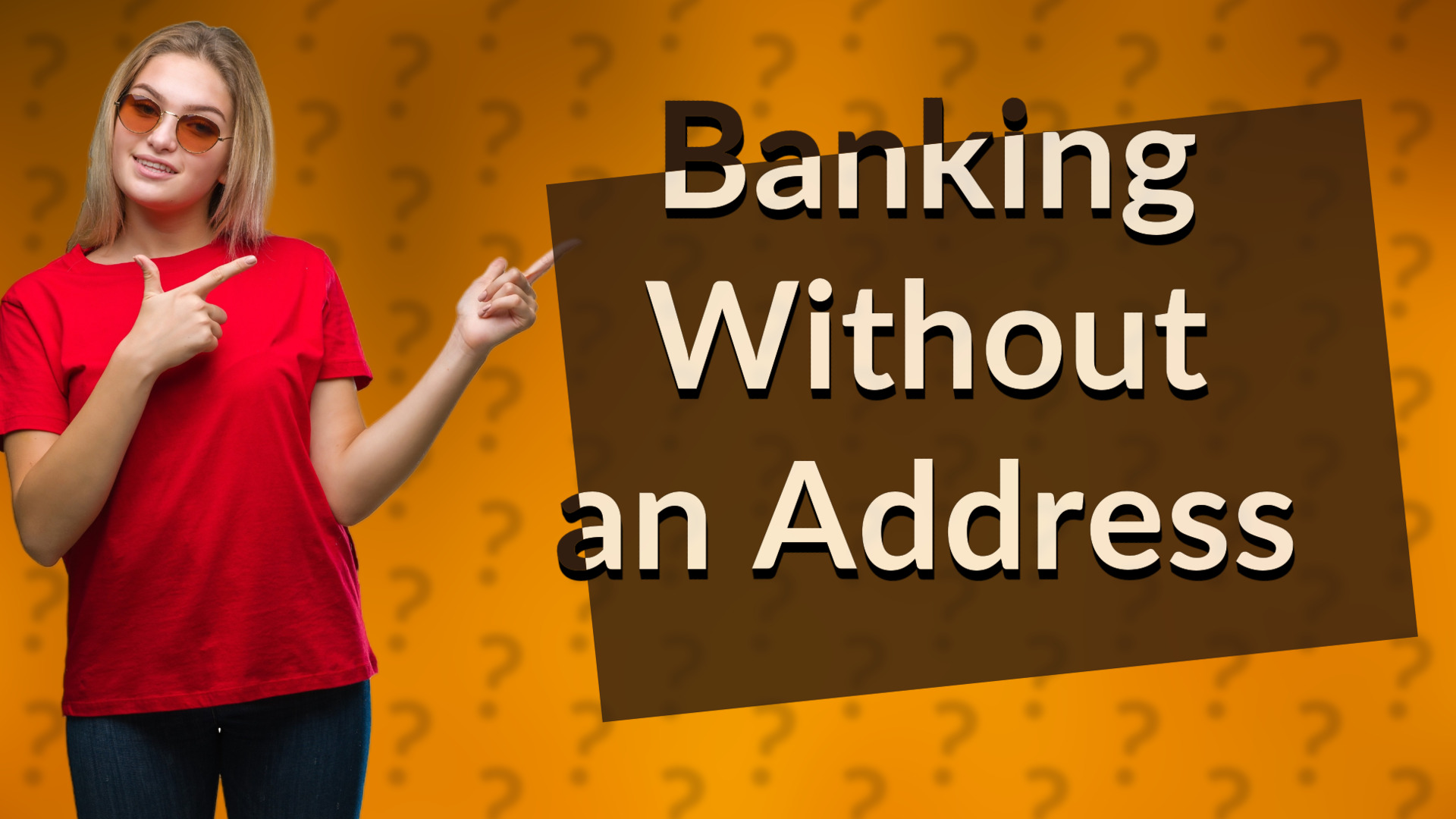 Banking Without an Address