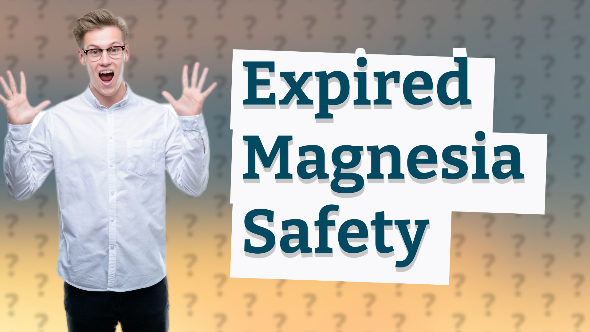 Expired Magnesia Safety