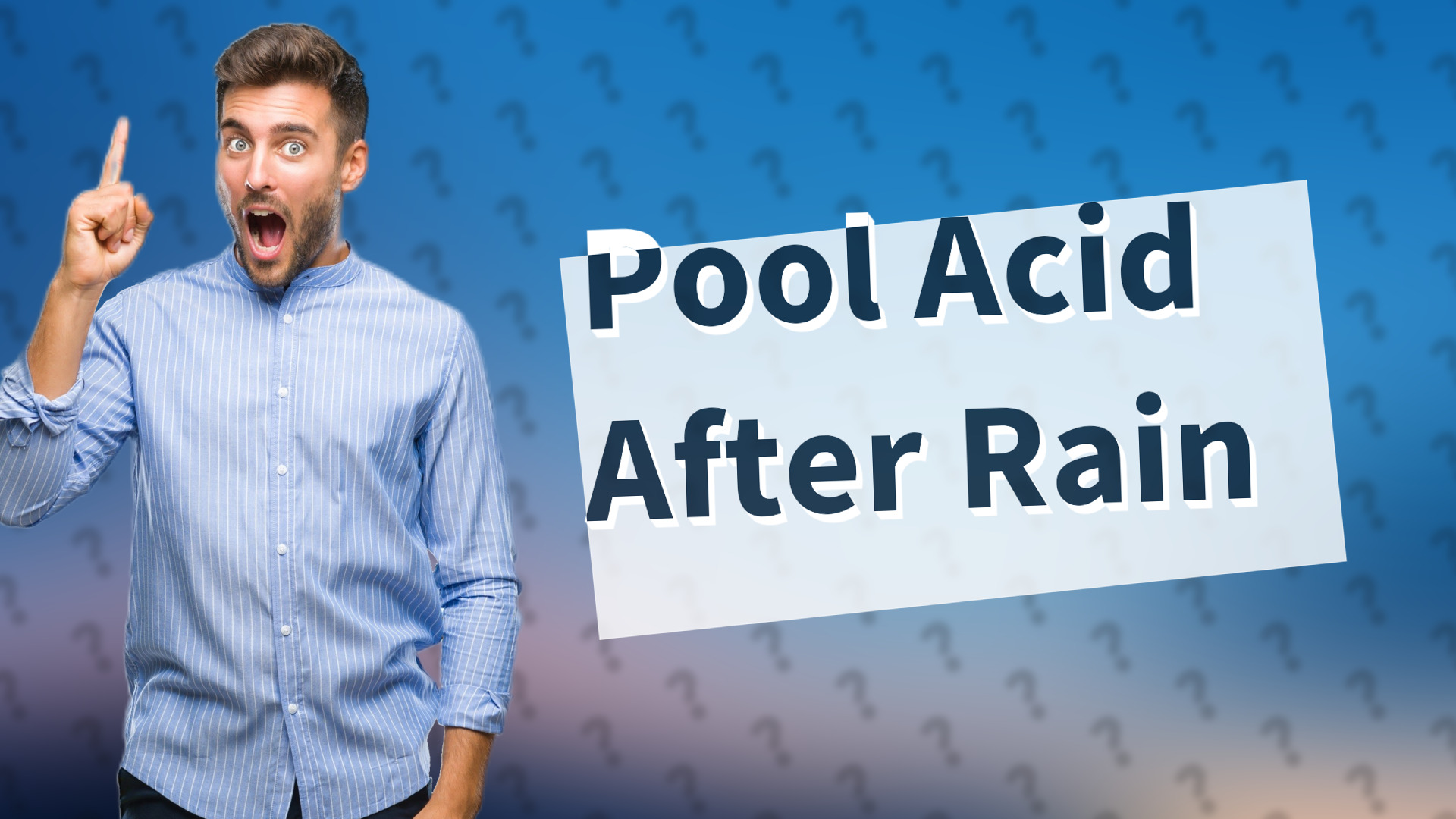 Pool Acid After Rain