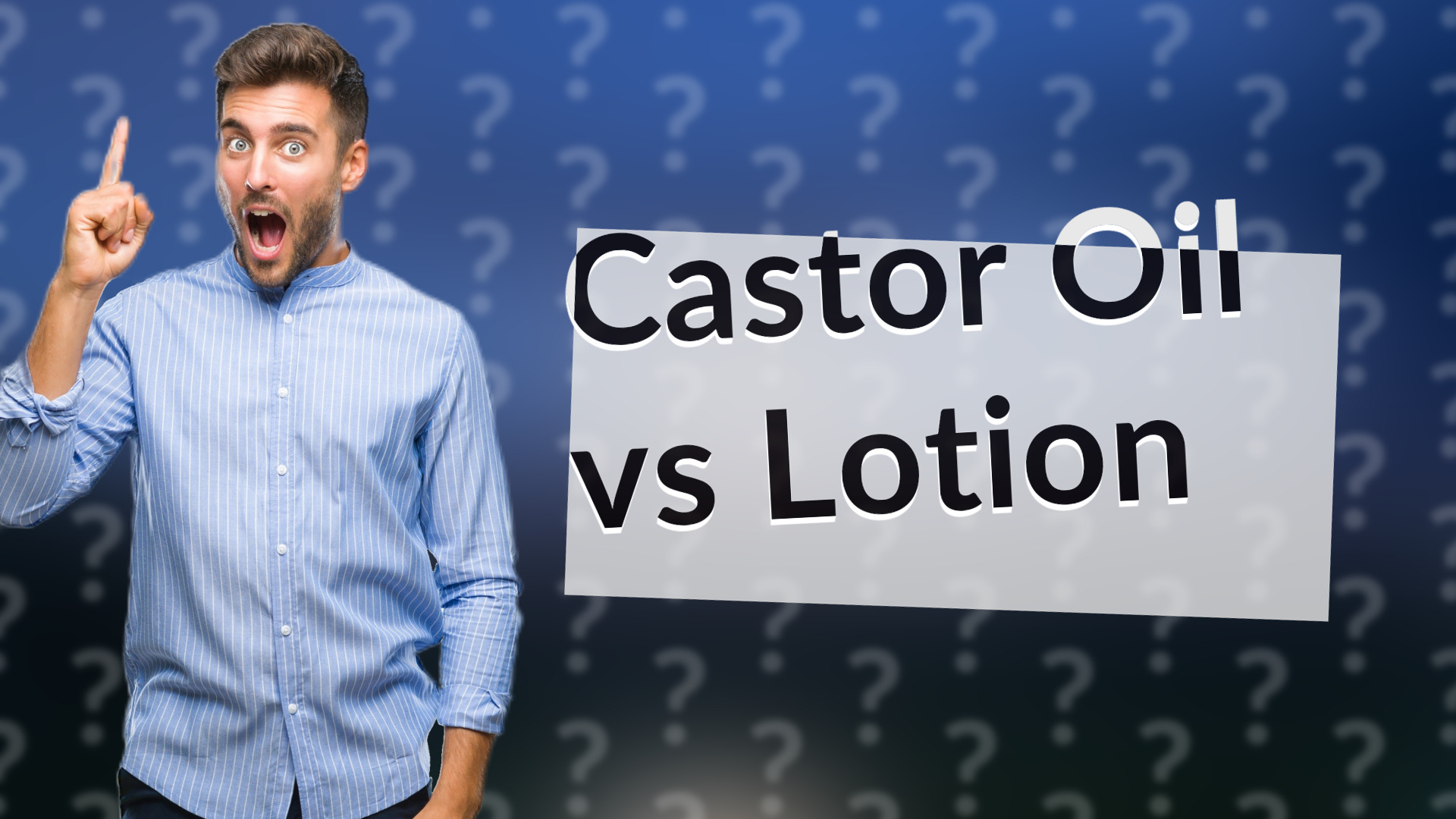 Castor Oil vs Lotion