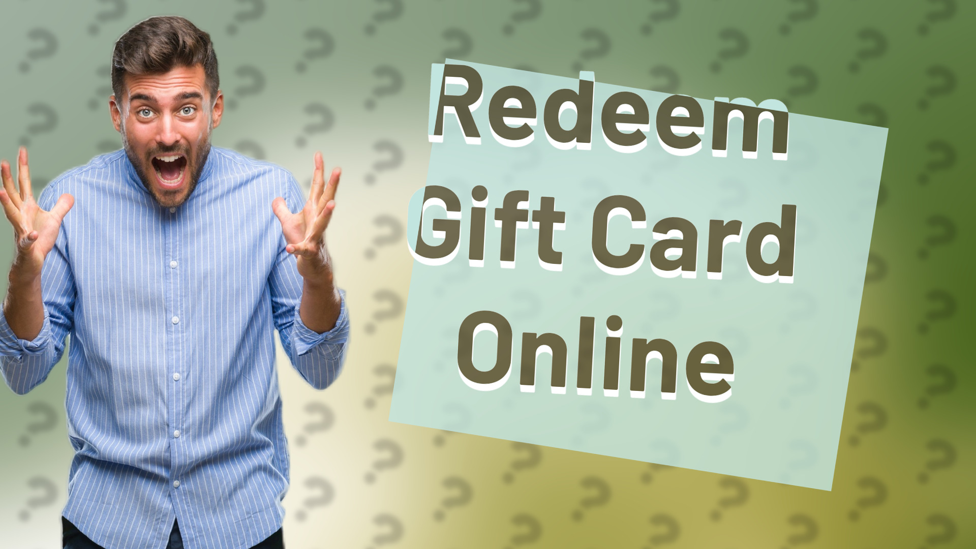 Redeem Gift Card Online