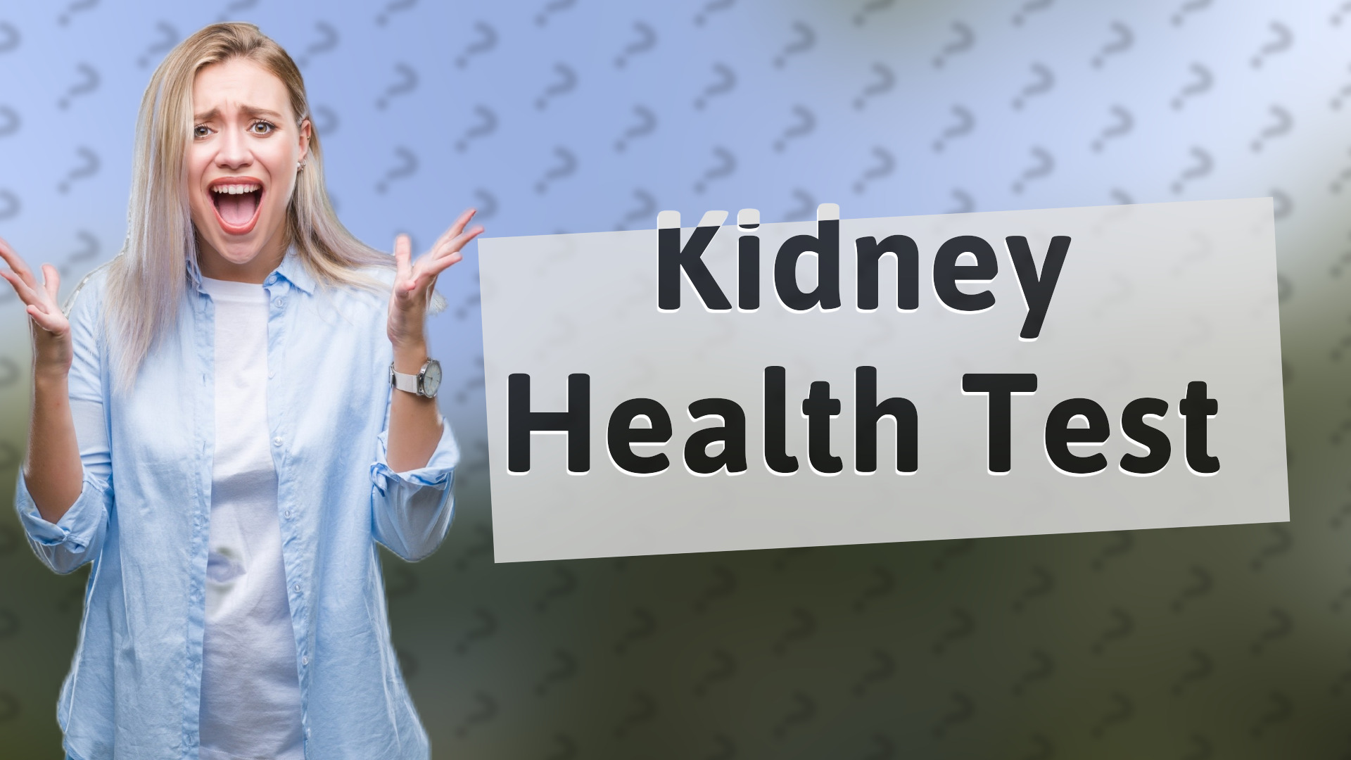 Kidney Health Test