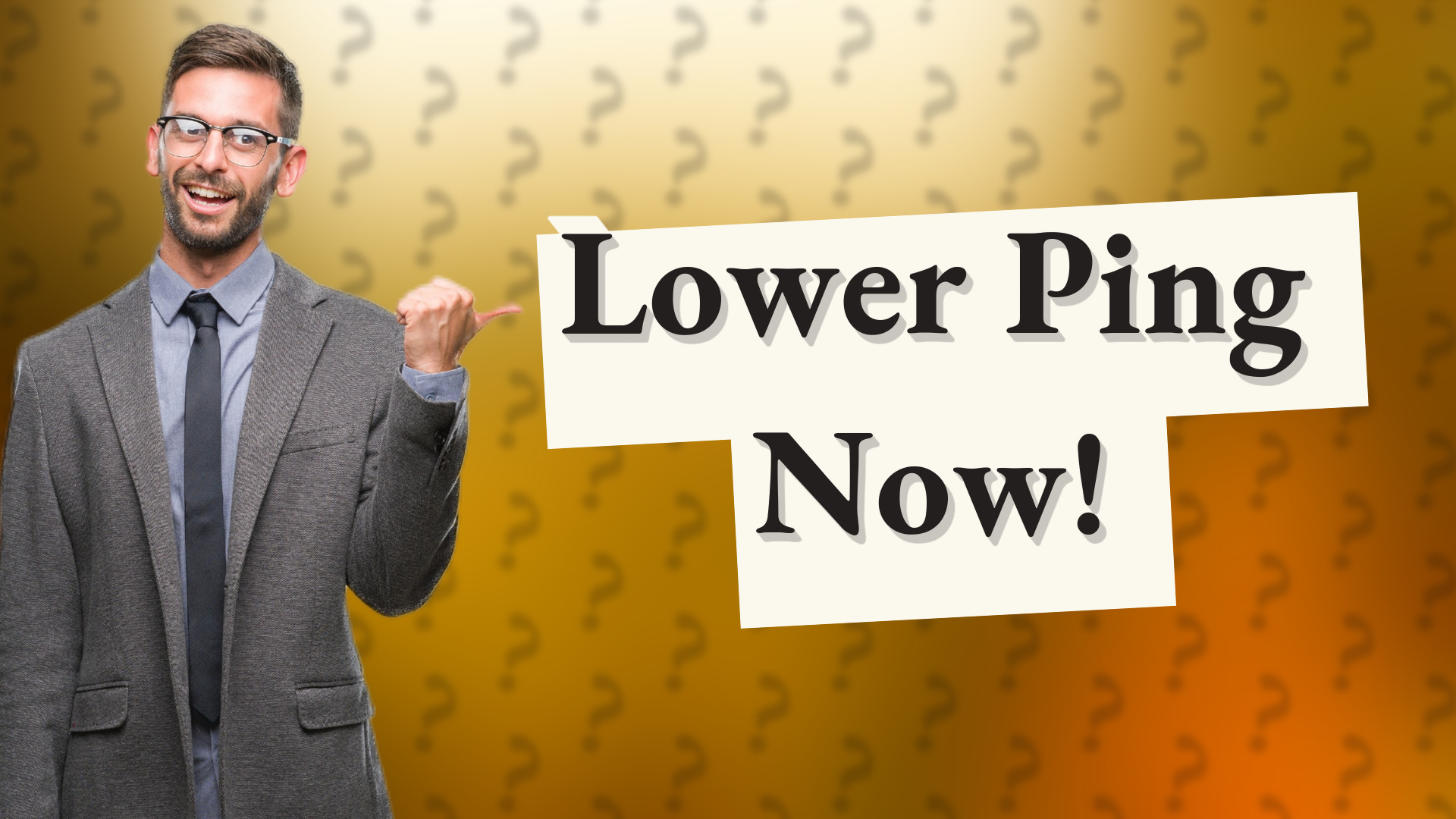 Lower Ping Now!