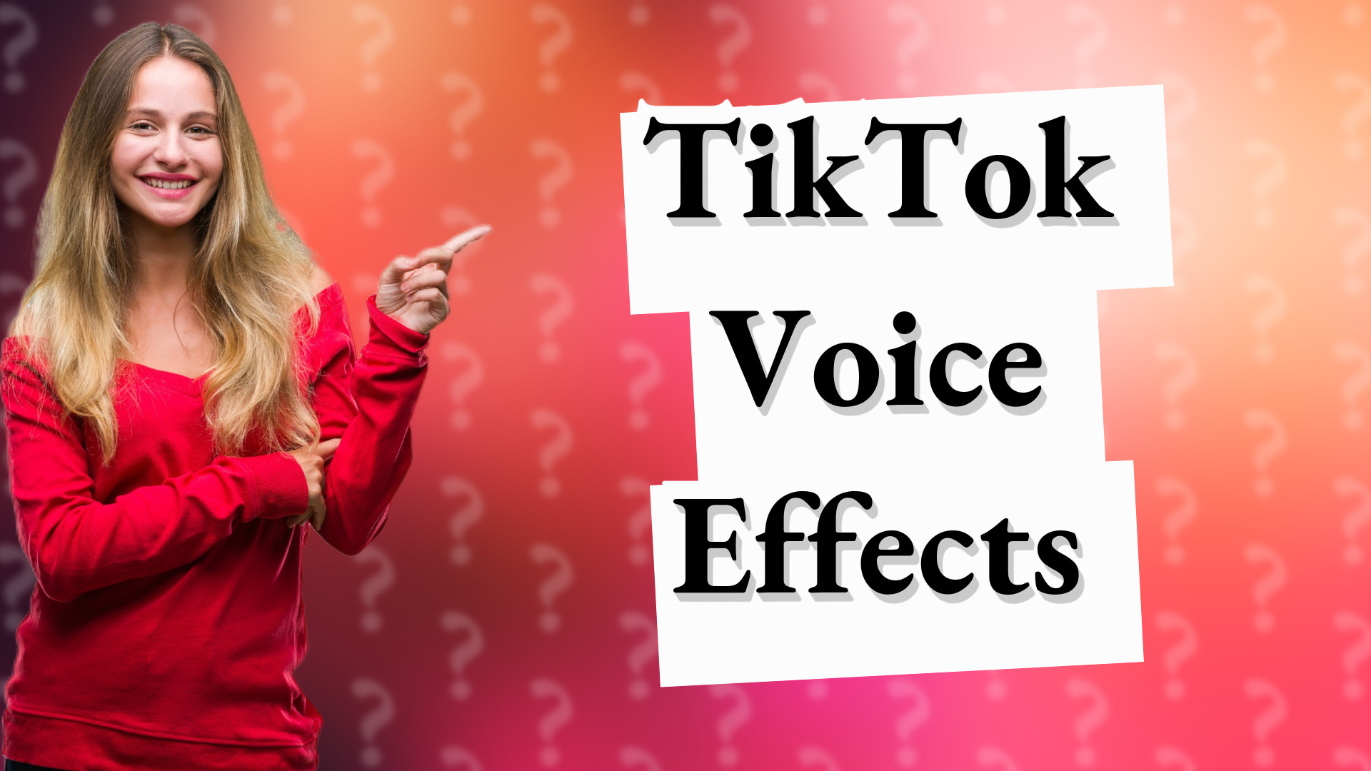 TikTok Voice Effects