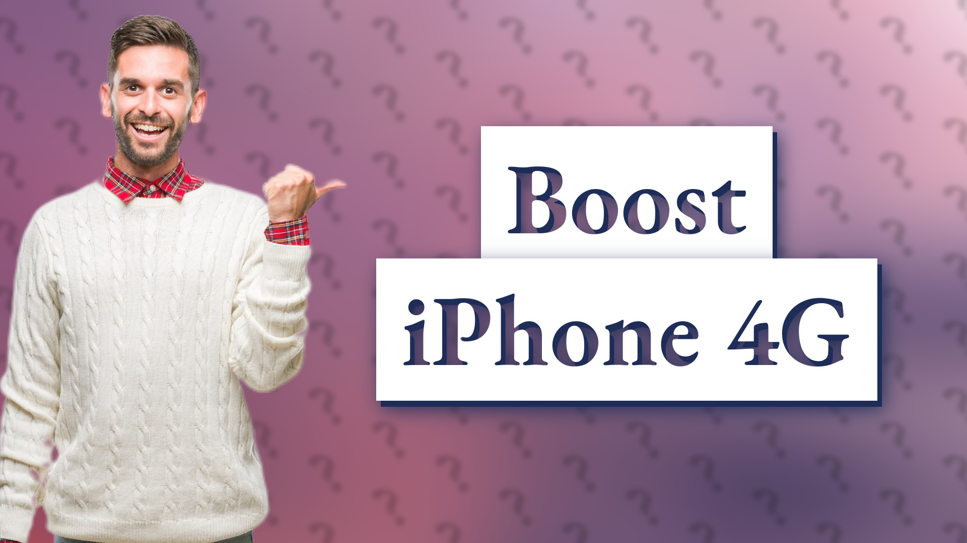 Boost iPhone 4G