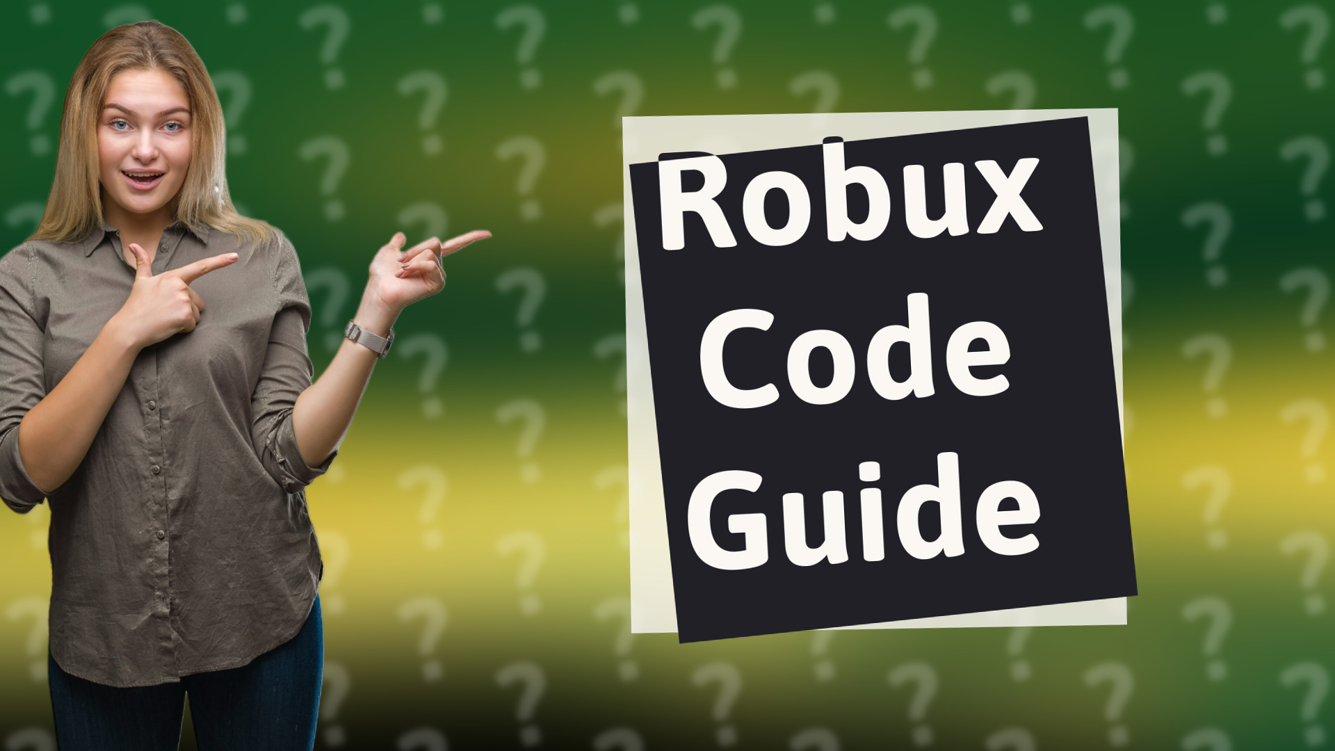Robux Code Guide