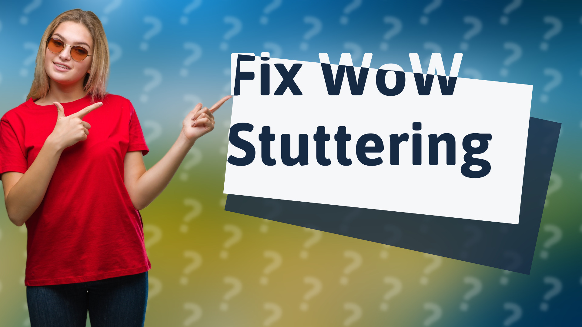 Fix WoW Stuttering