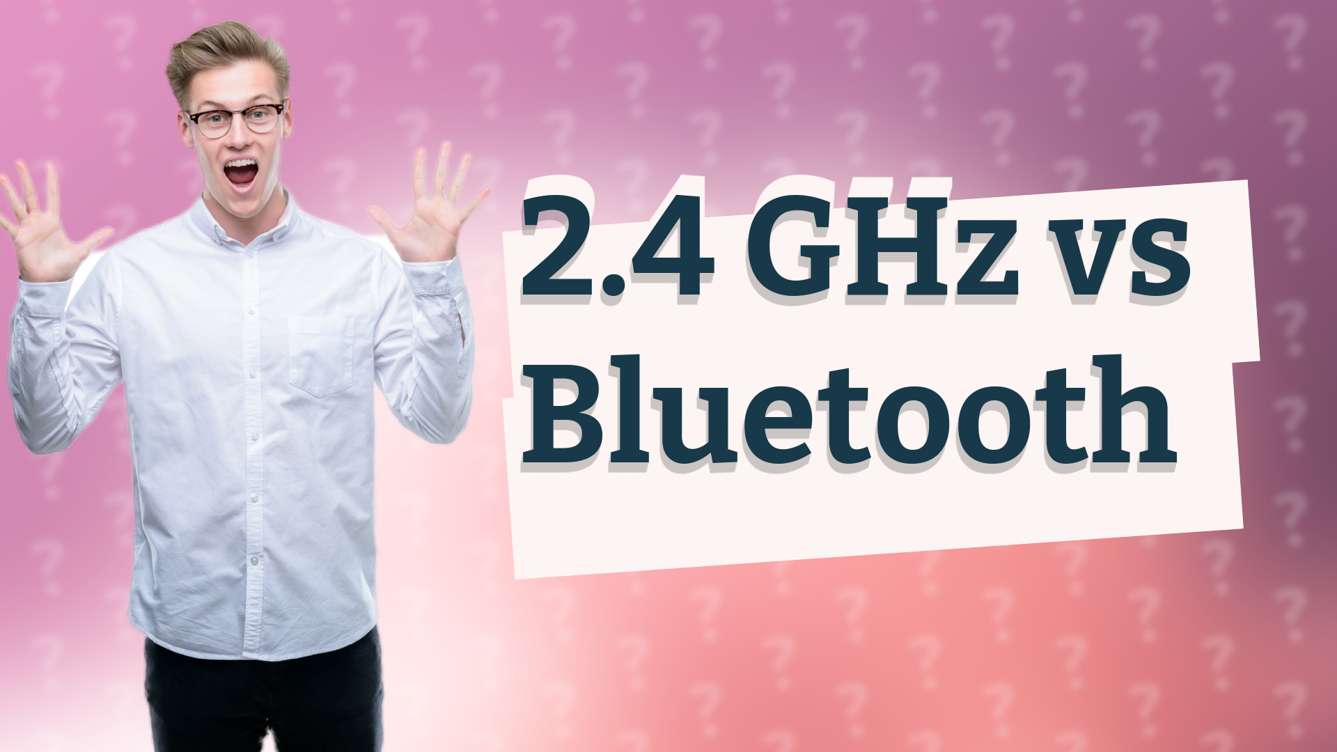 2.4 GHz vs Bluetooth