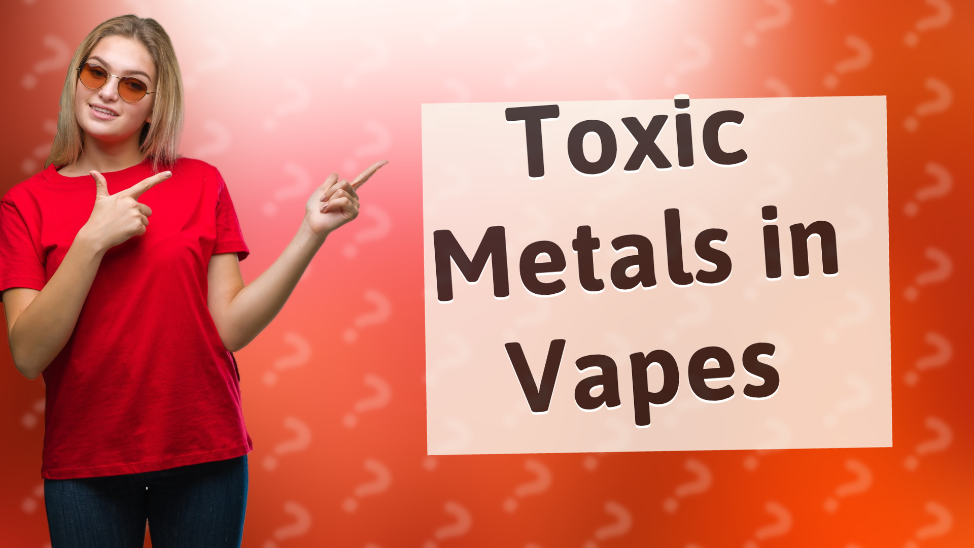 Toxic Metals in Vapes