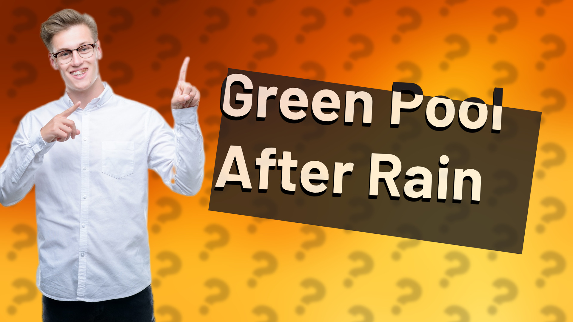 Green Pool After Rain