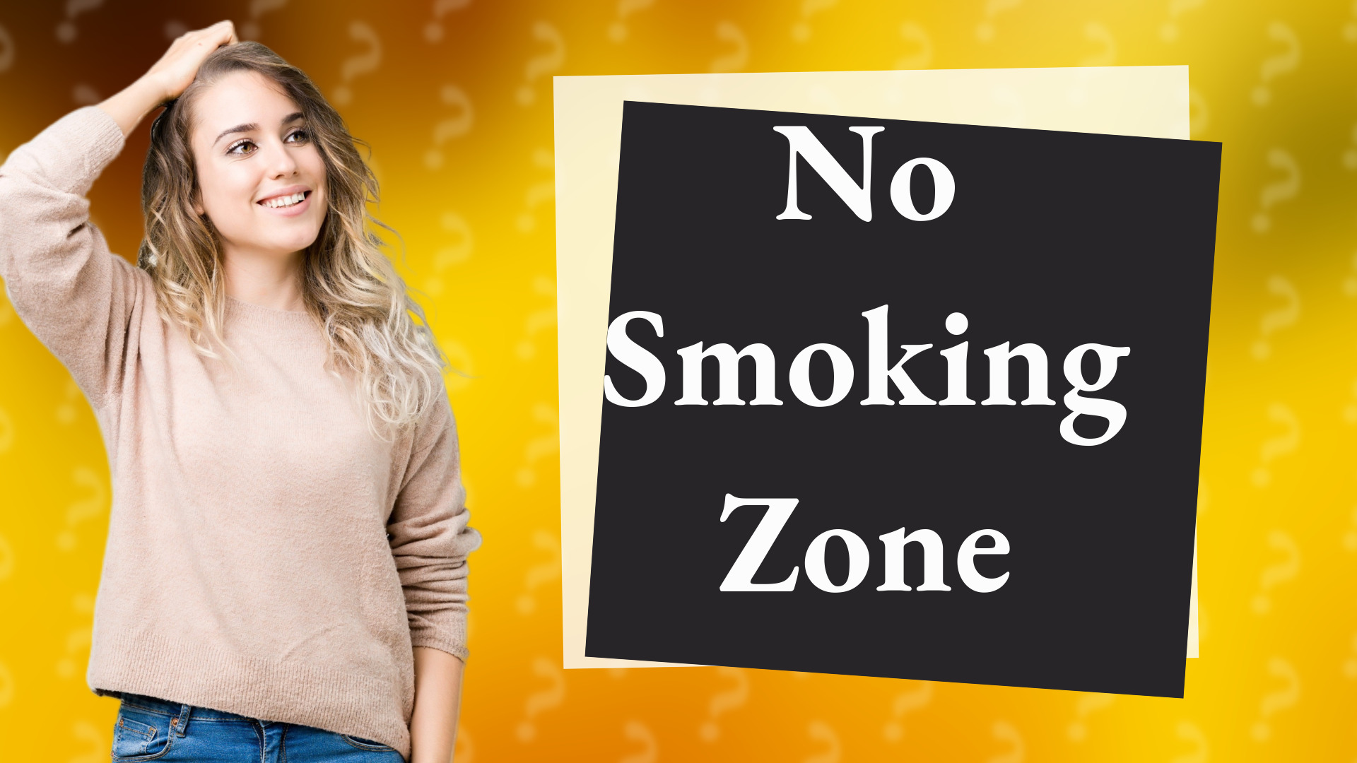 No Smoking Zone