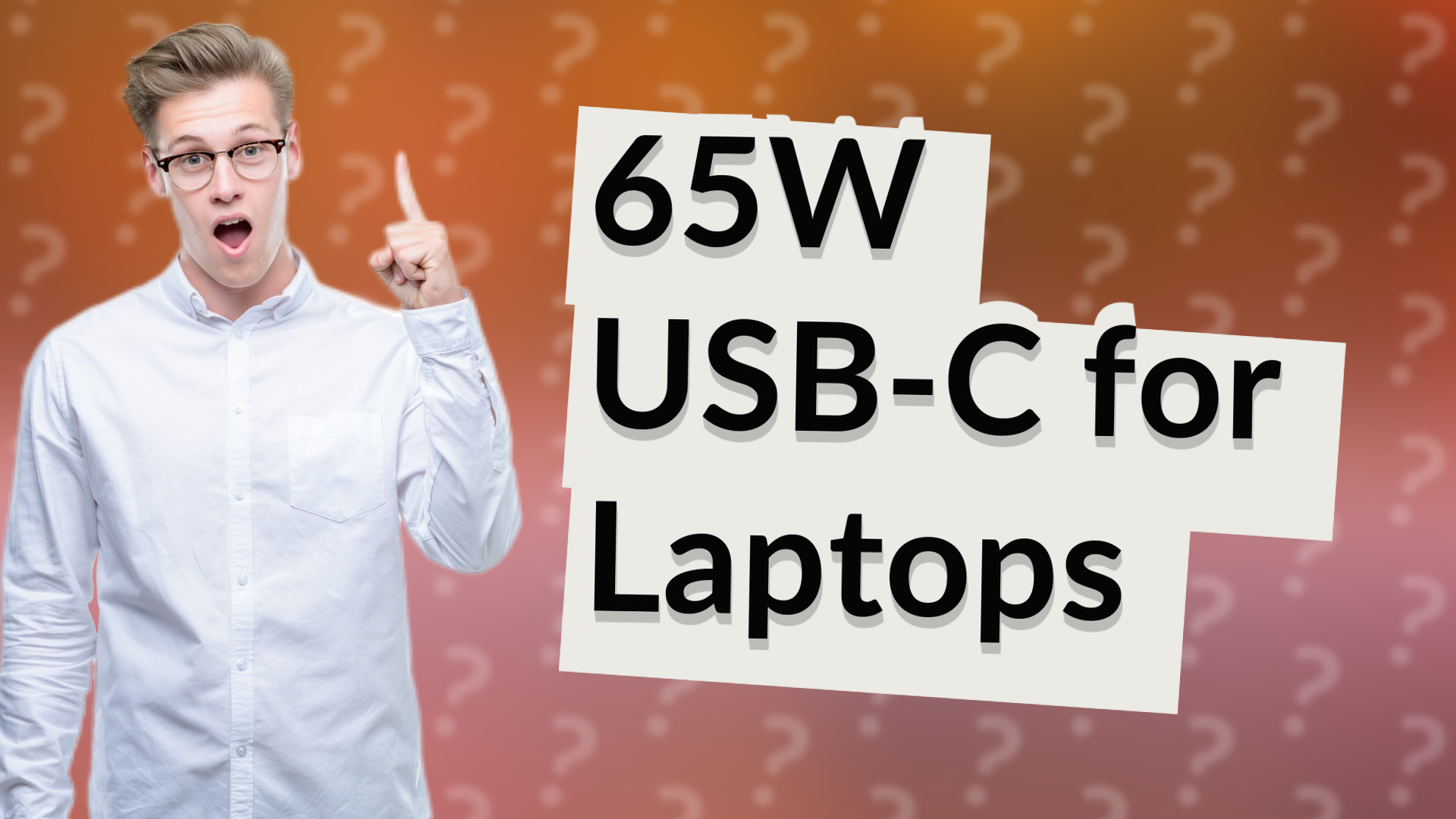 65W USB-C for Laptops