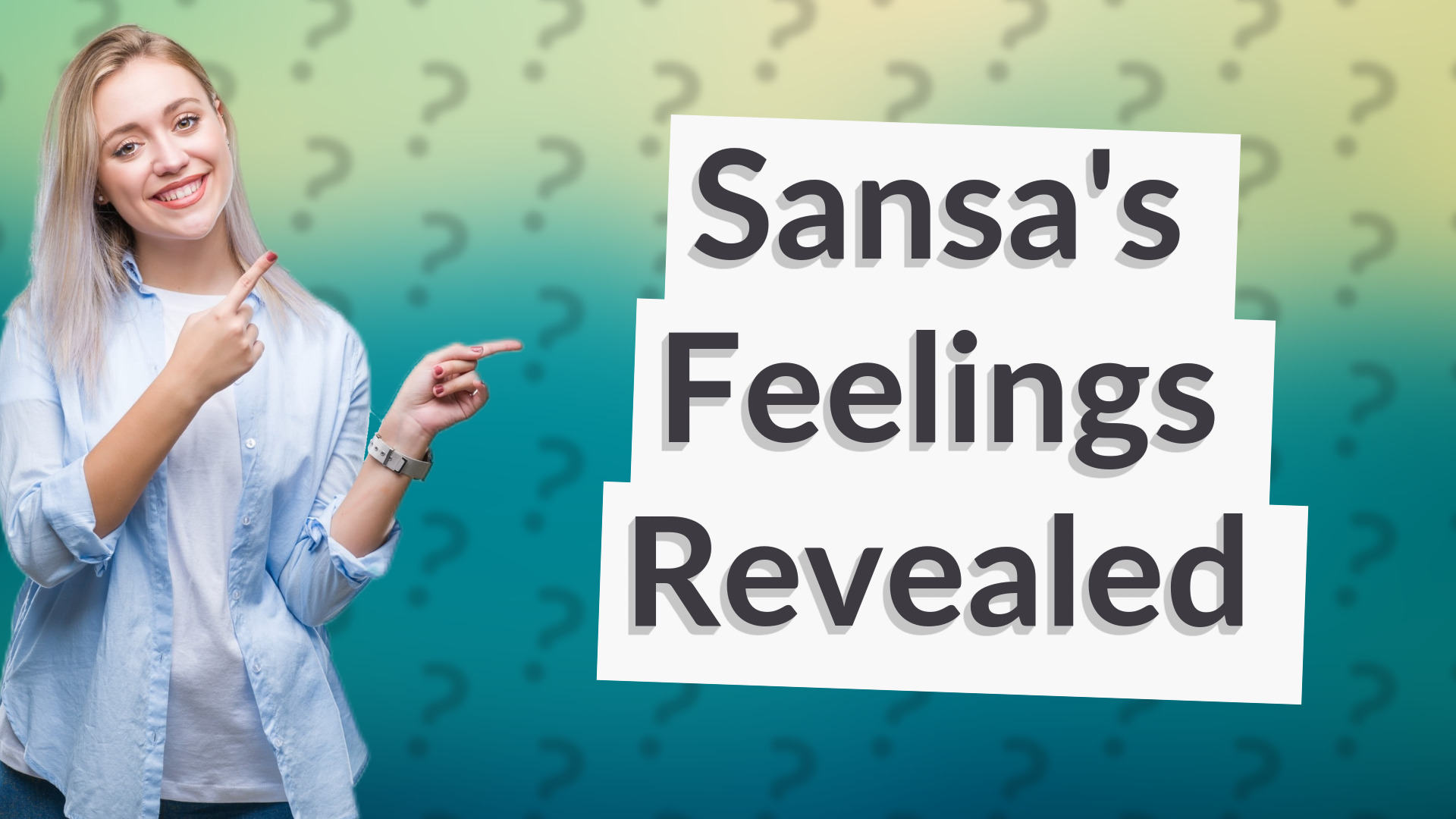 Sansa's Feelings Revealed