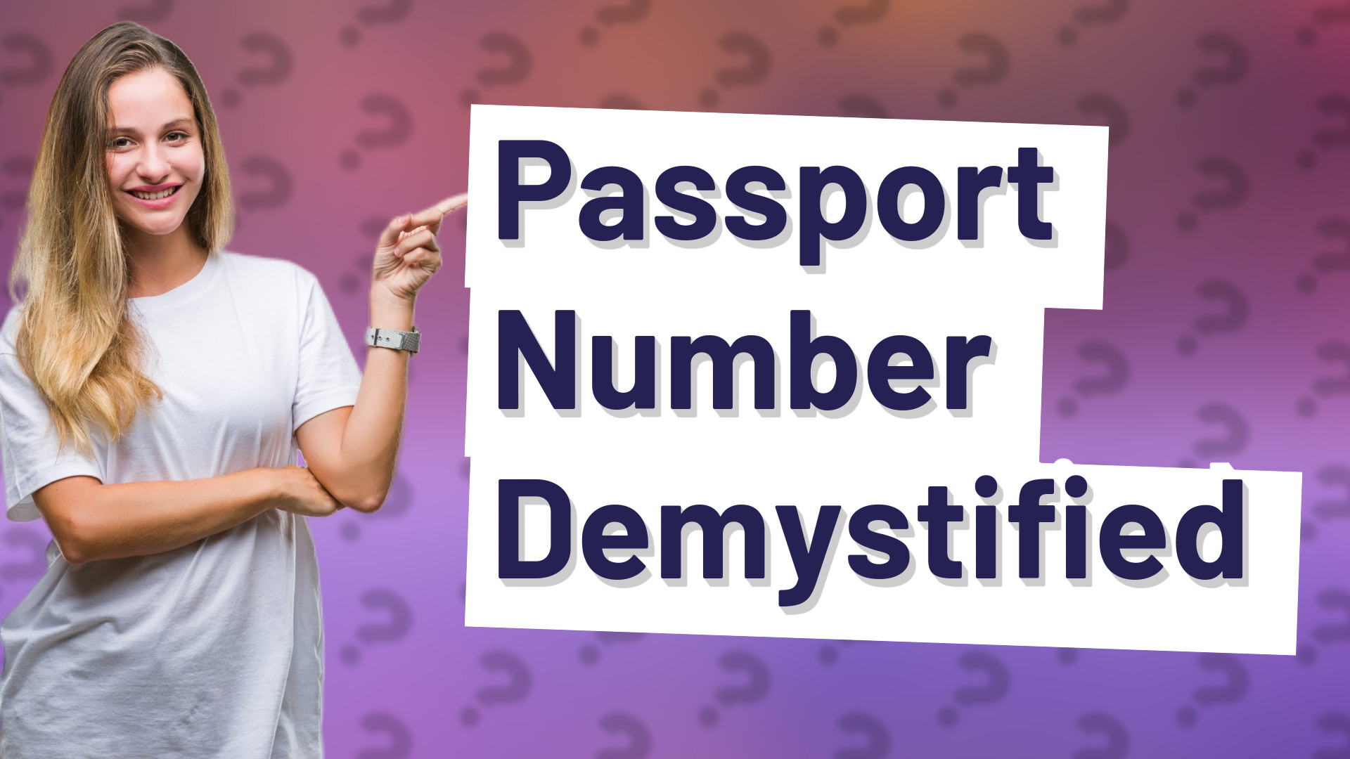 Passport Number Demystified