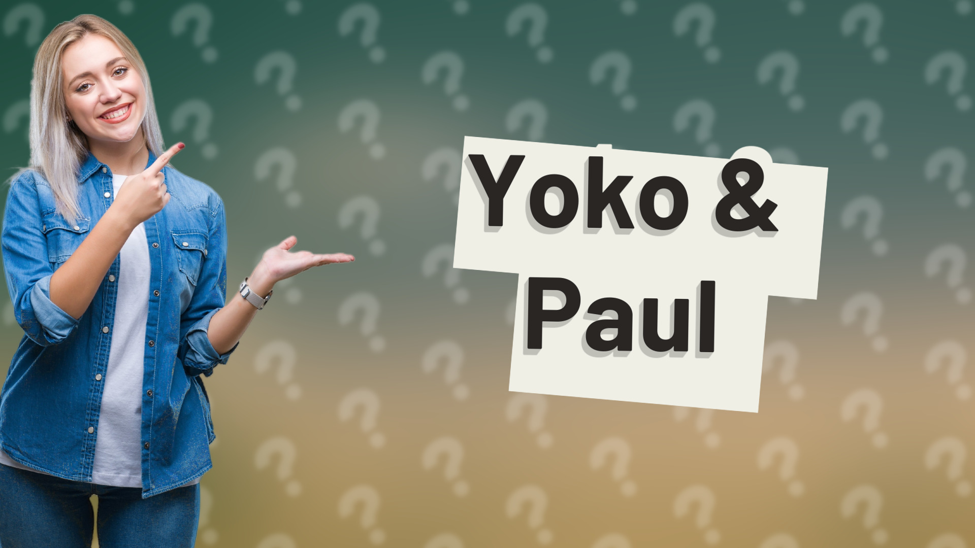 Yoko & Paul