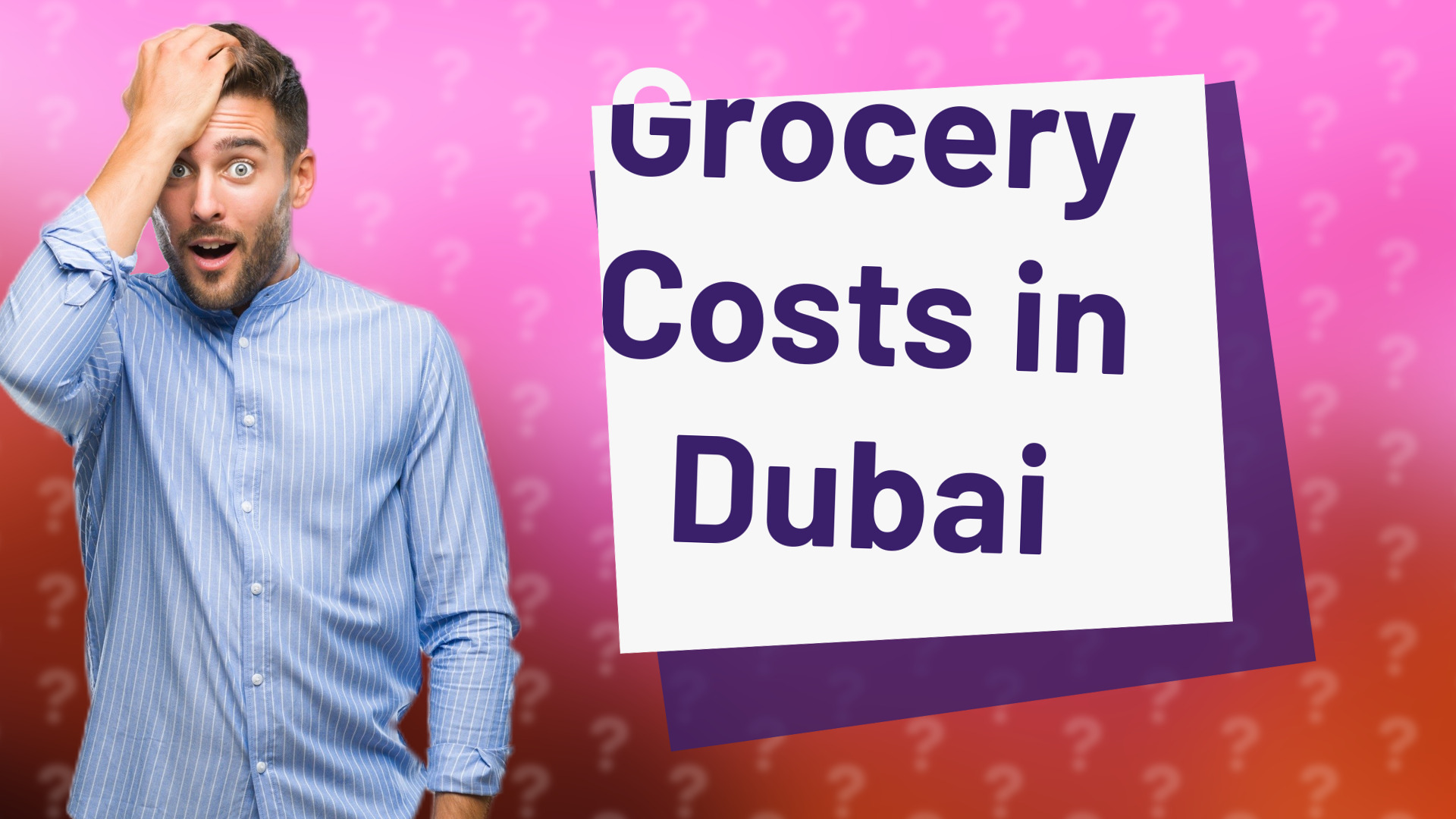 Grocery Costs in Dubai