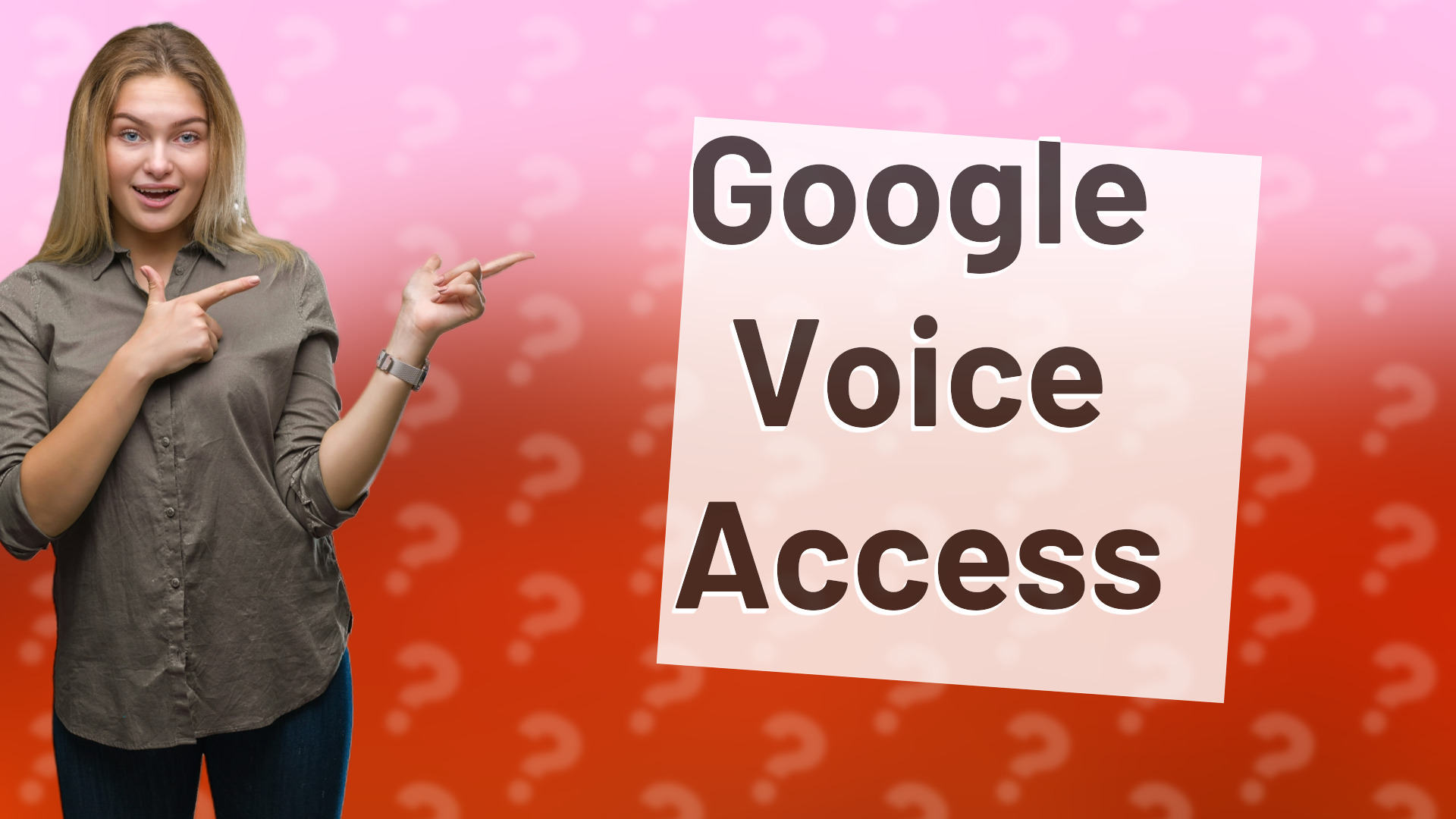 Google Voice Access